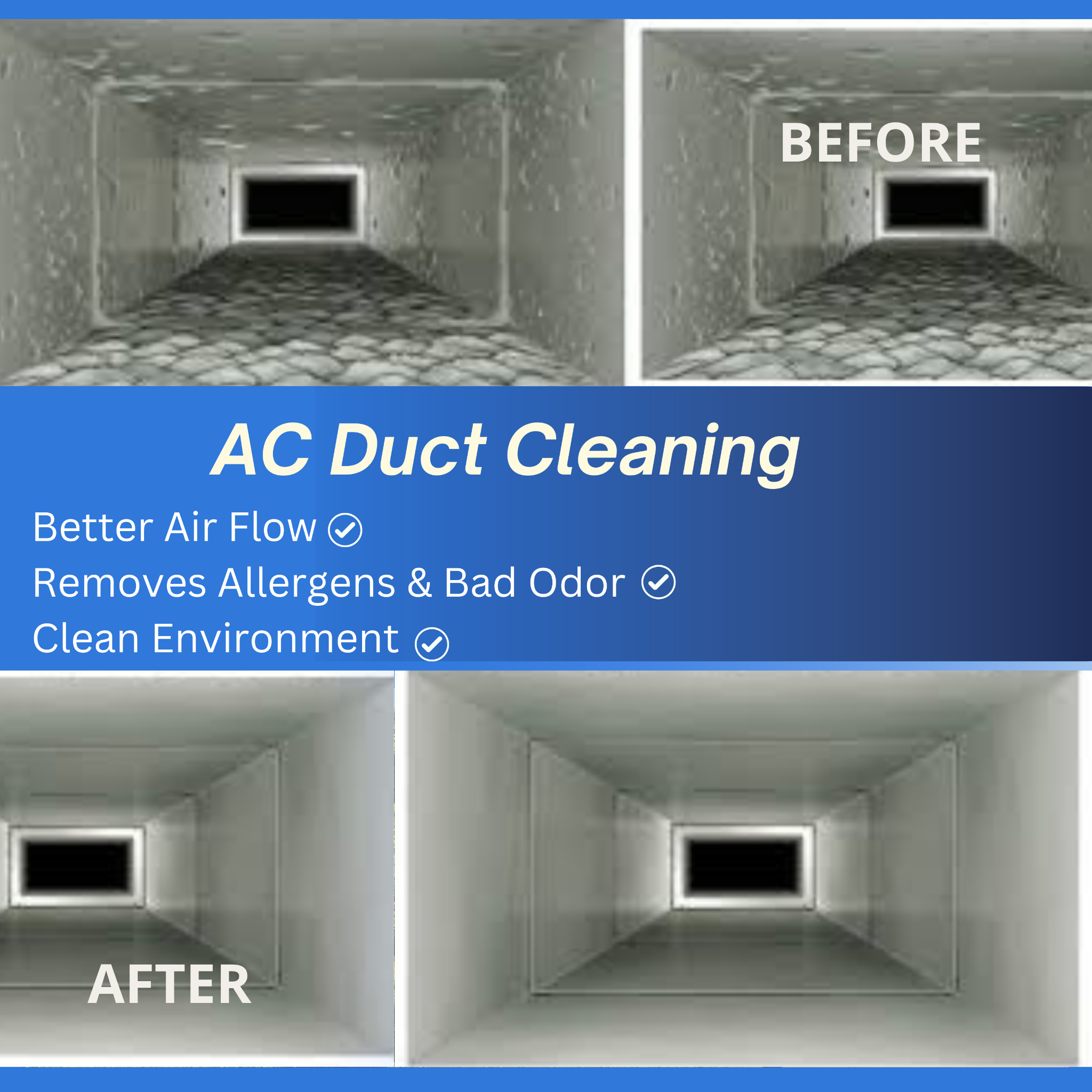 Awal Experts Dubai Facebook ad: AC Duct Cleaning - 50% OFF