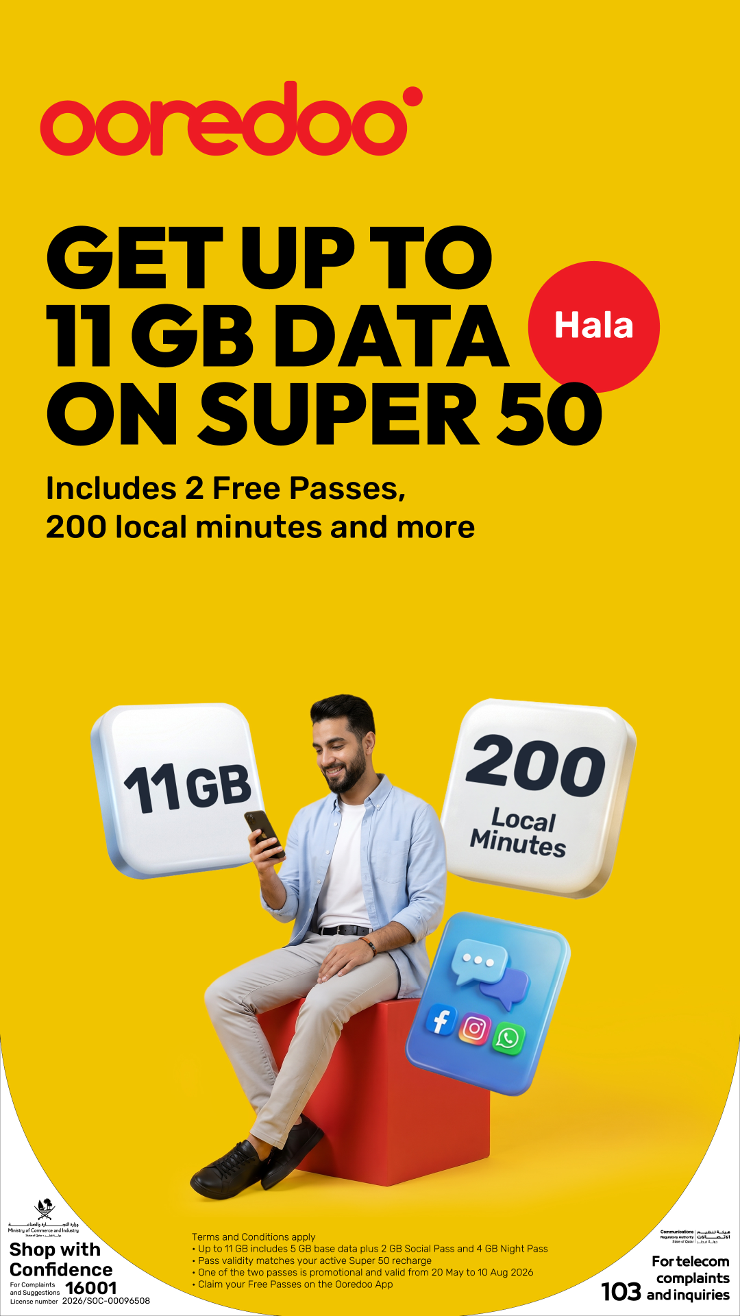Ooredoo Qatar Facebook ad