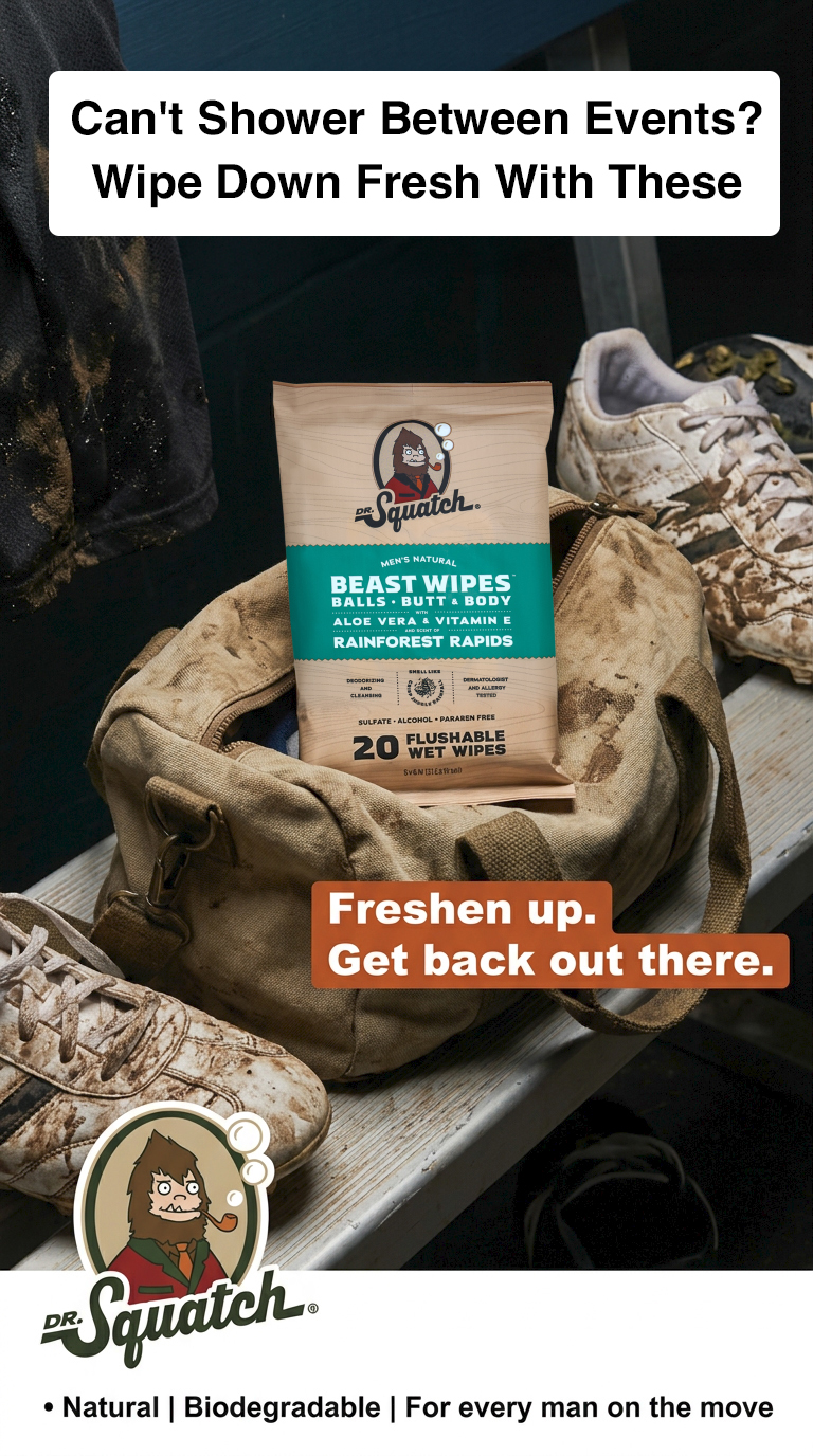 Dr. Squatch Facebook ad
