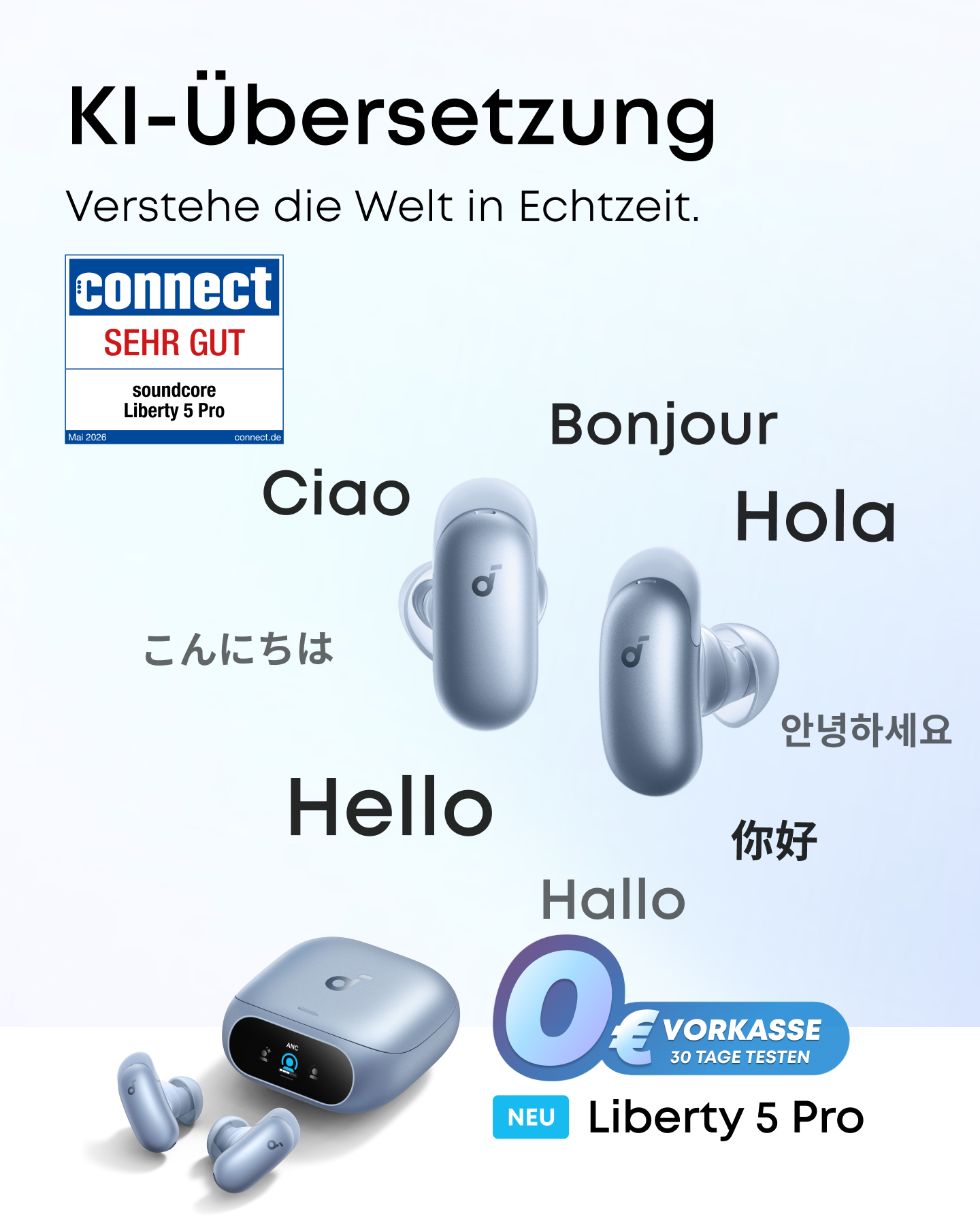 soundcore Deutschland Facebook ad from May 24, 2026