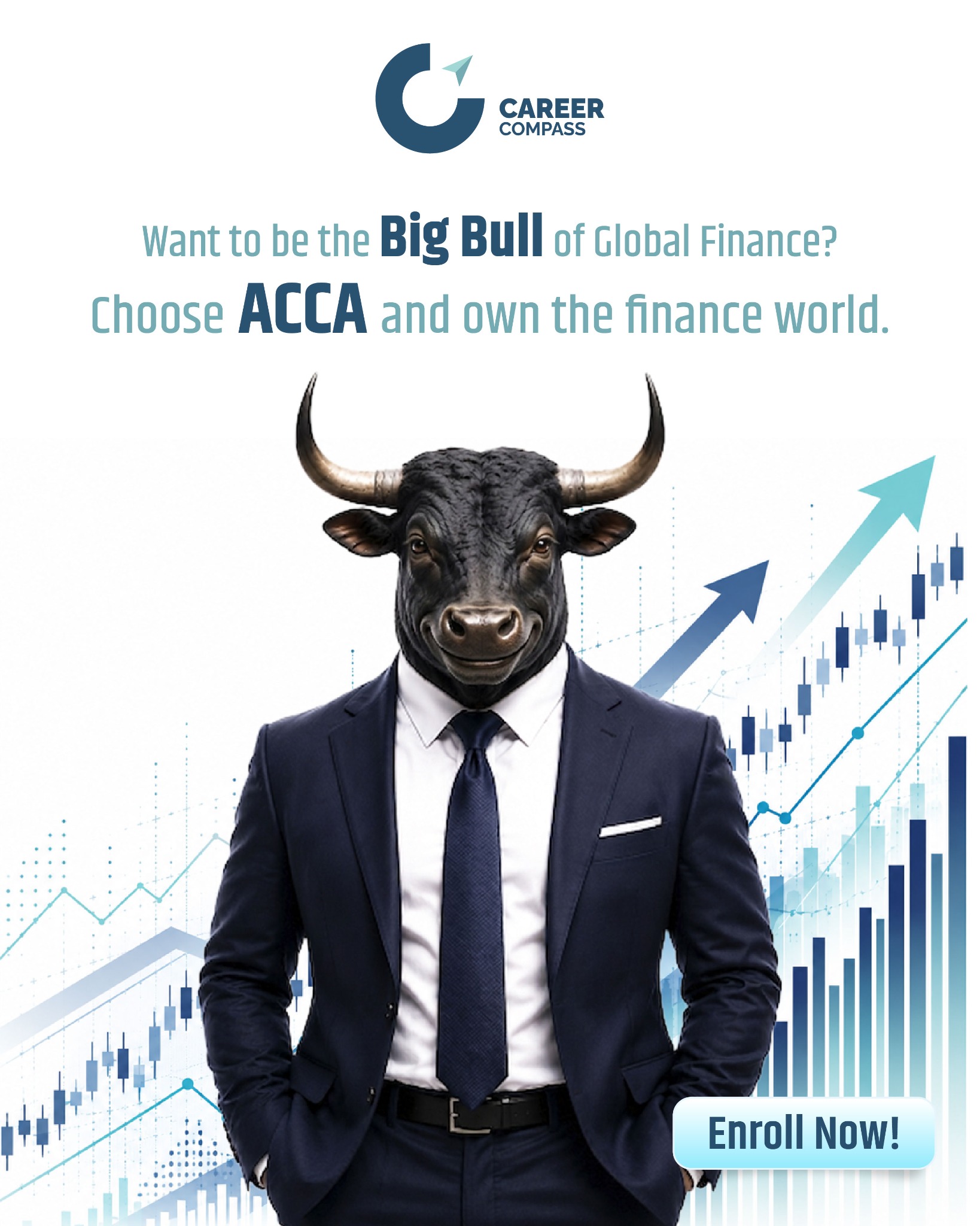 Career Compass Facebook ad: Learn ACCA with Career Compass