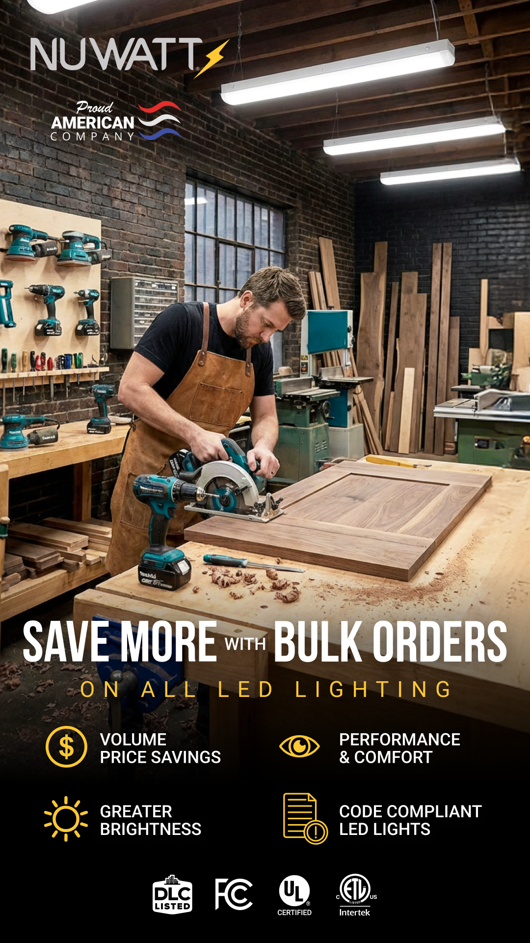 NuWatt Lighting Facebook ad