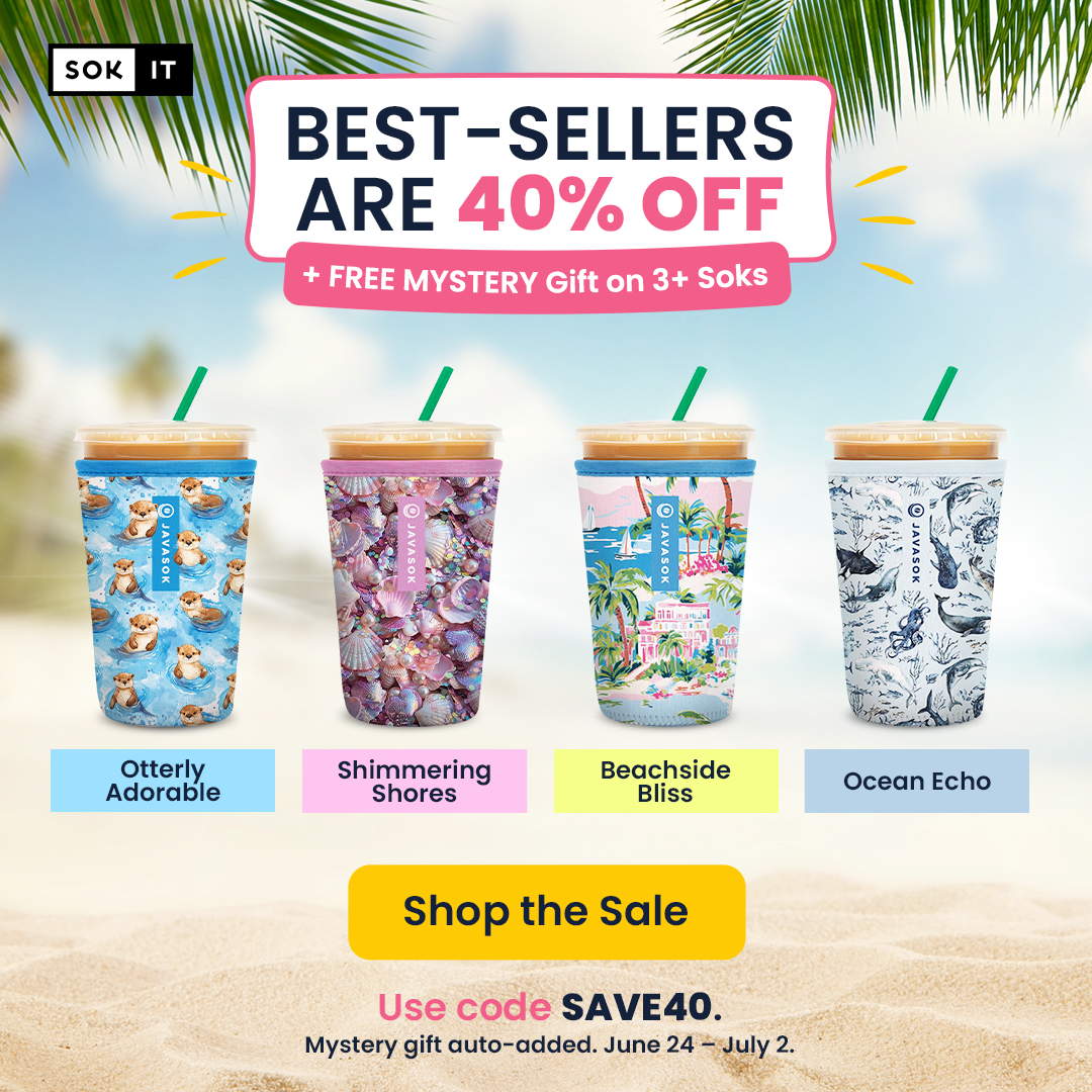 Sok-It Facebook ad: 40% Off Sitewide + Free MYSTERY Gift