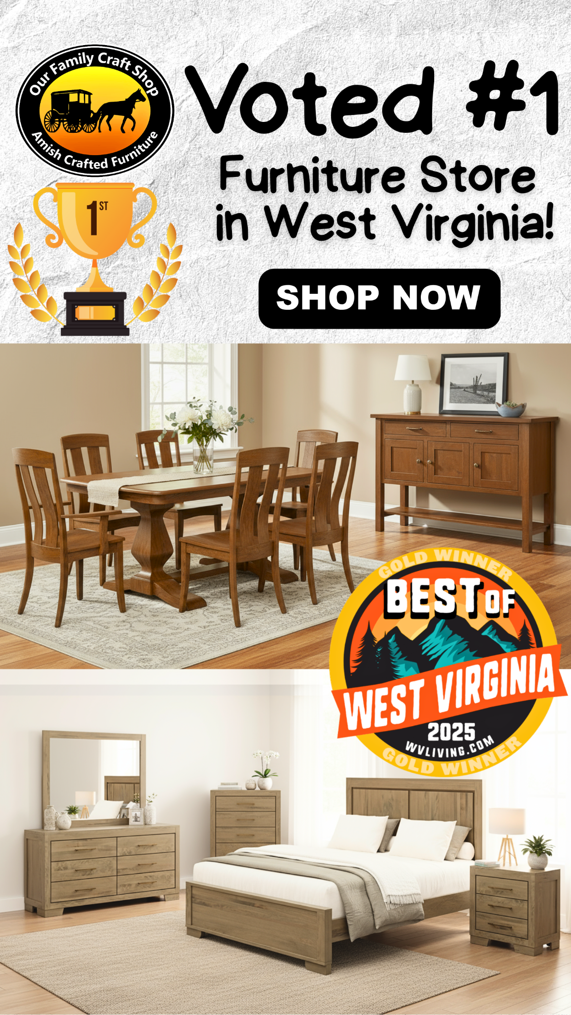 OFCS Amish Furniture Facebook ad