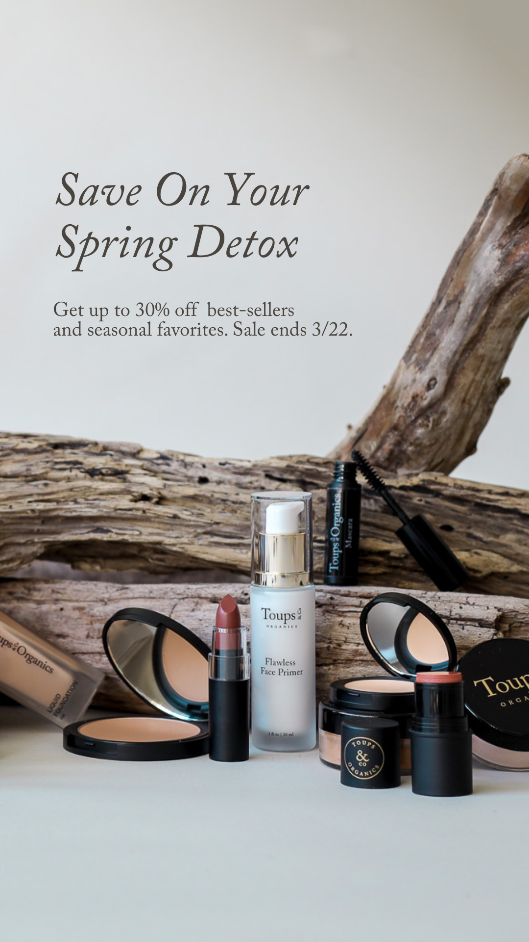 Toups and Co Organics Facebook ad