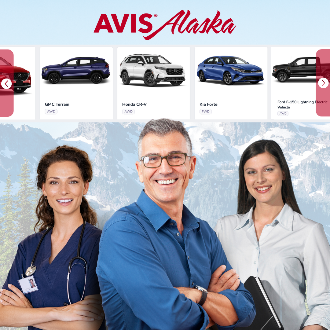 Avis Alaska Facebook ad from Feb 1, 2026