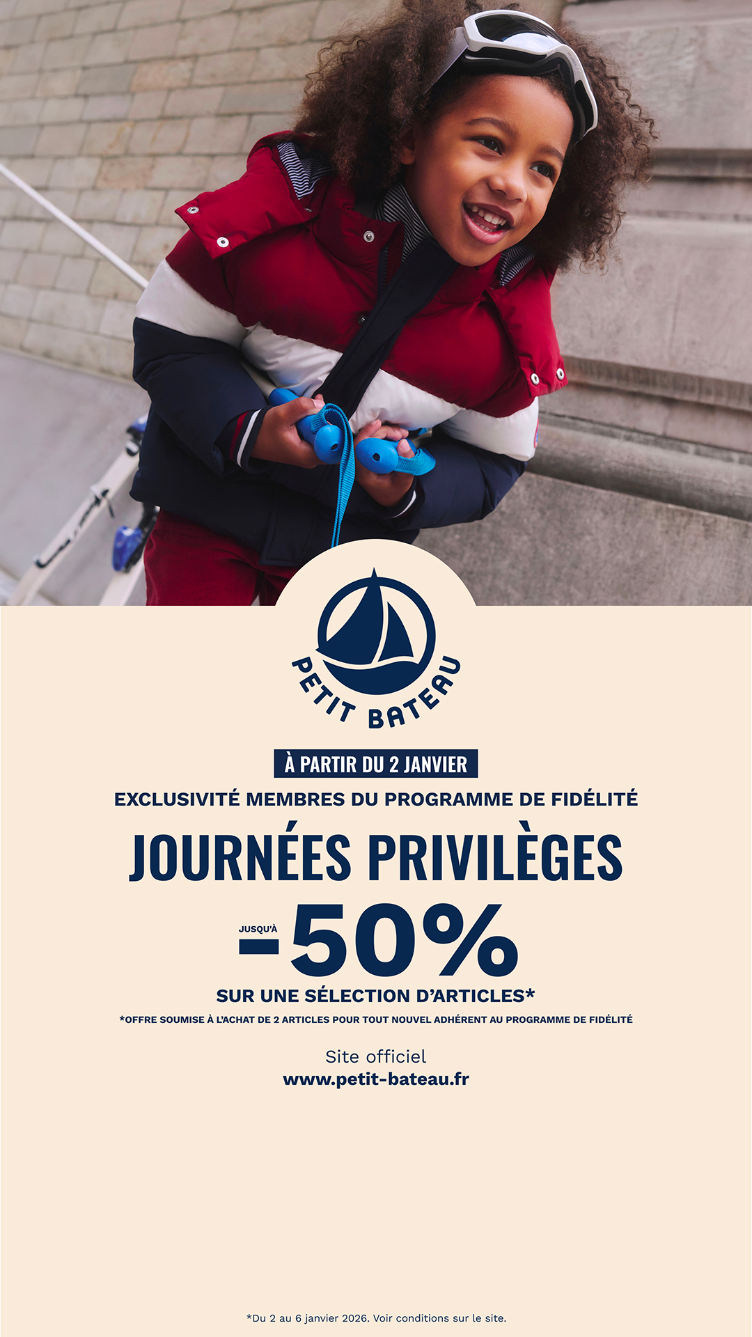 Petit Bateau Facebook ad