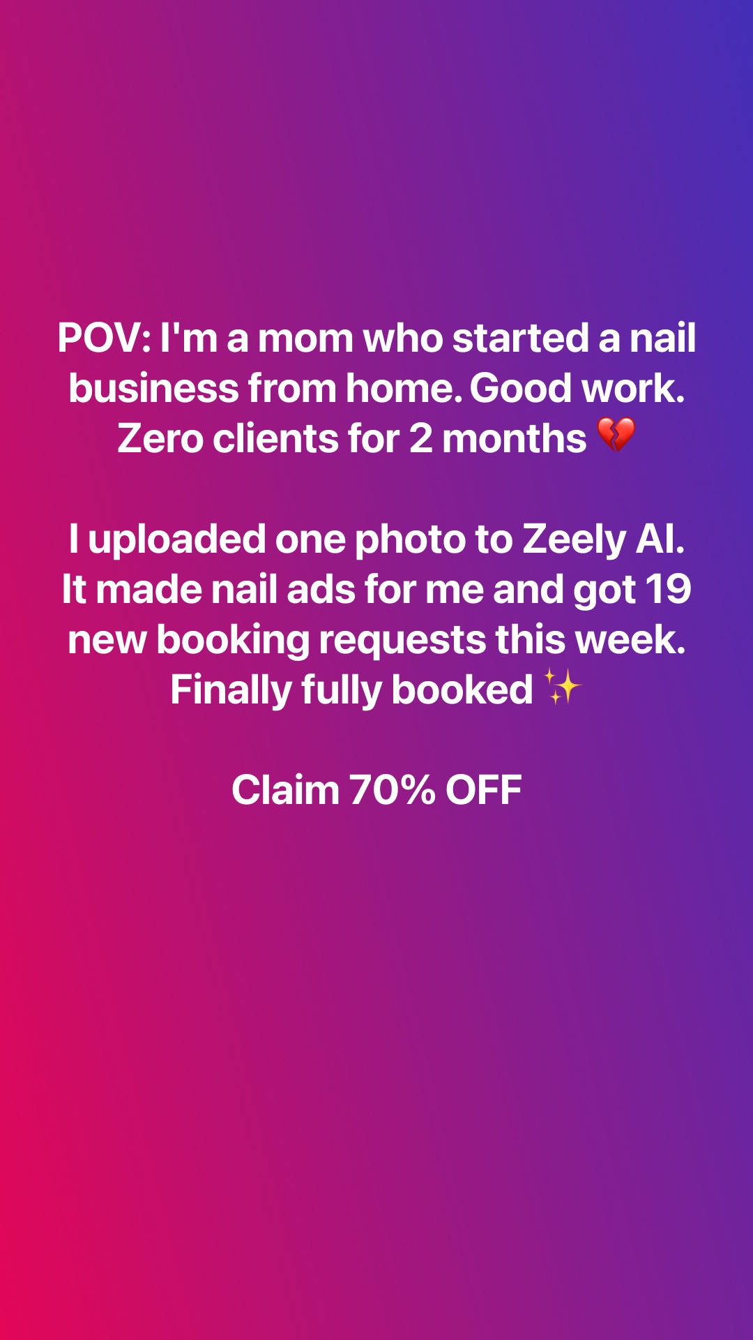 Zeely Facebook ad