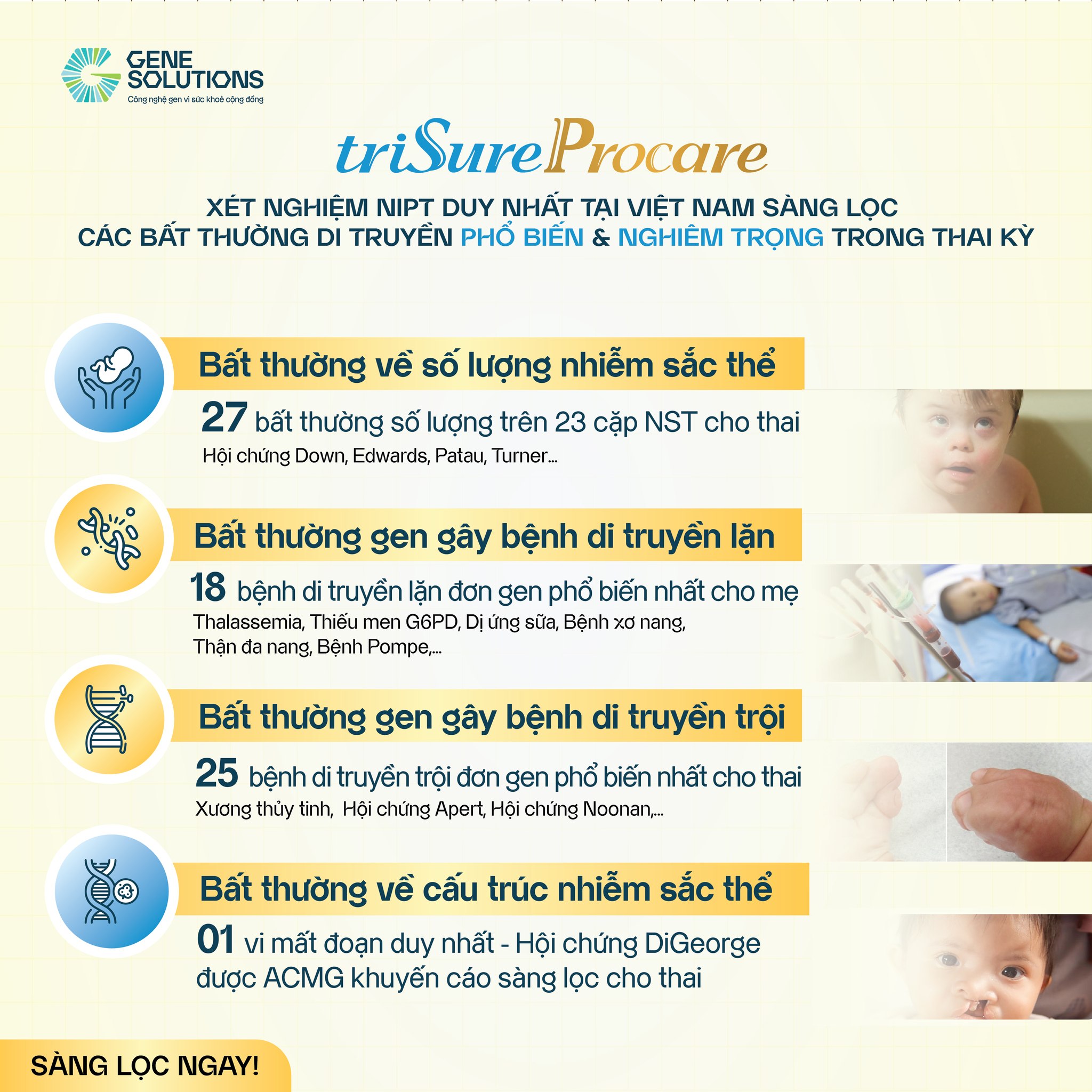 triSure NIPT - Gene Solutions VN Facebook ad