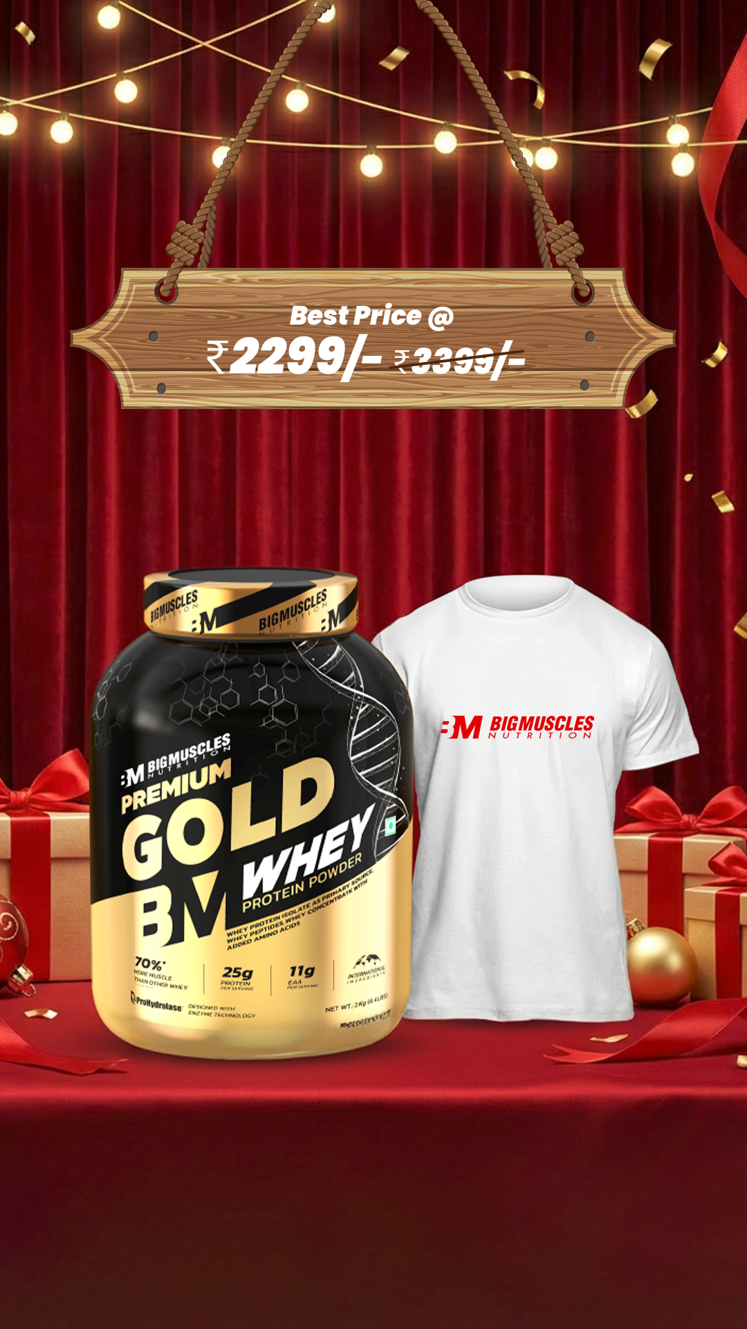 BigMuscles Nutrition Facebook ad