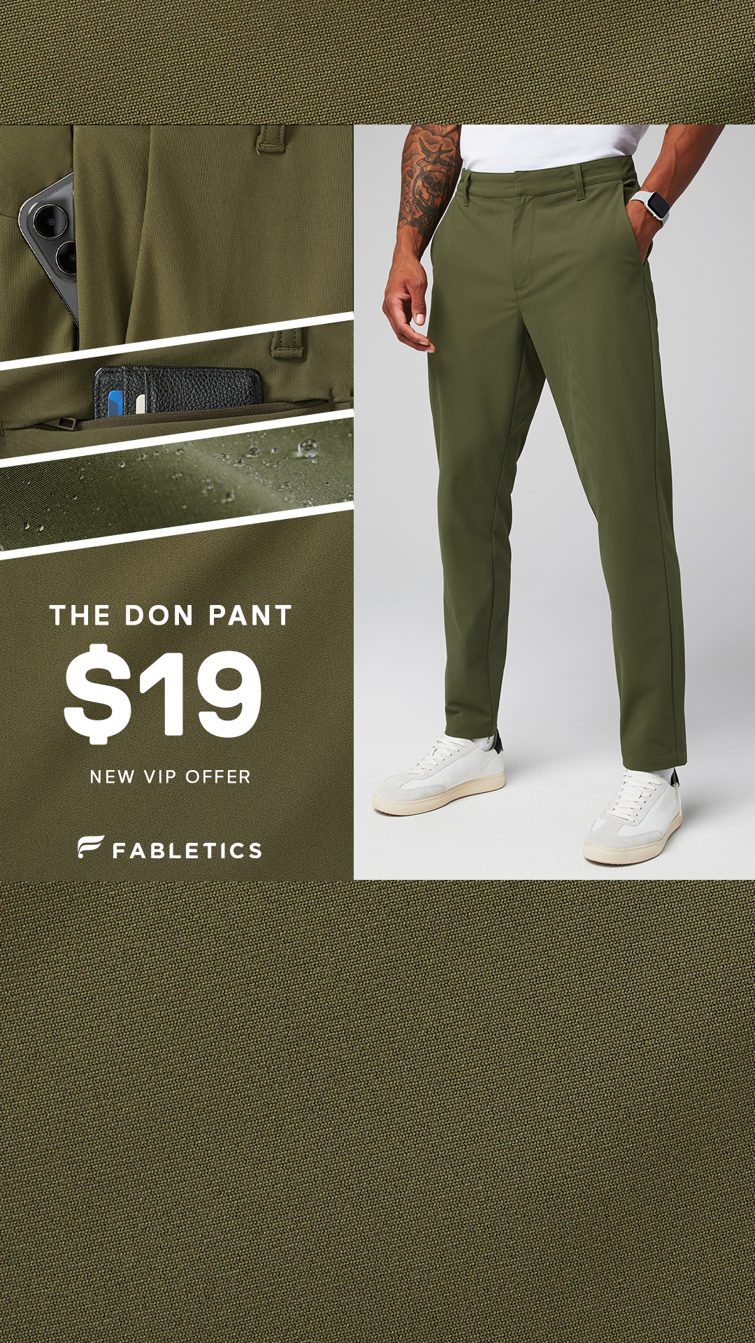 Fabletics Men Facebook ad