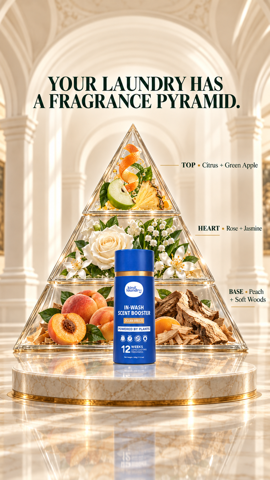 Kind Laundry Facebook ad: Fine Fragrance Construction. For Your Laundry.