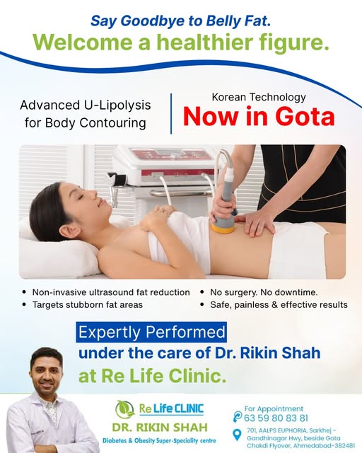 Dr. Rikin Shah Facebook ad: Say goodbye to stubborn belly fat.