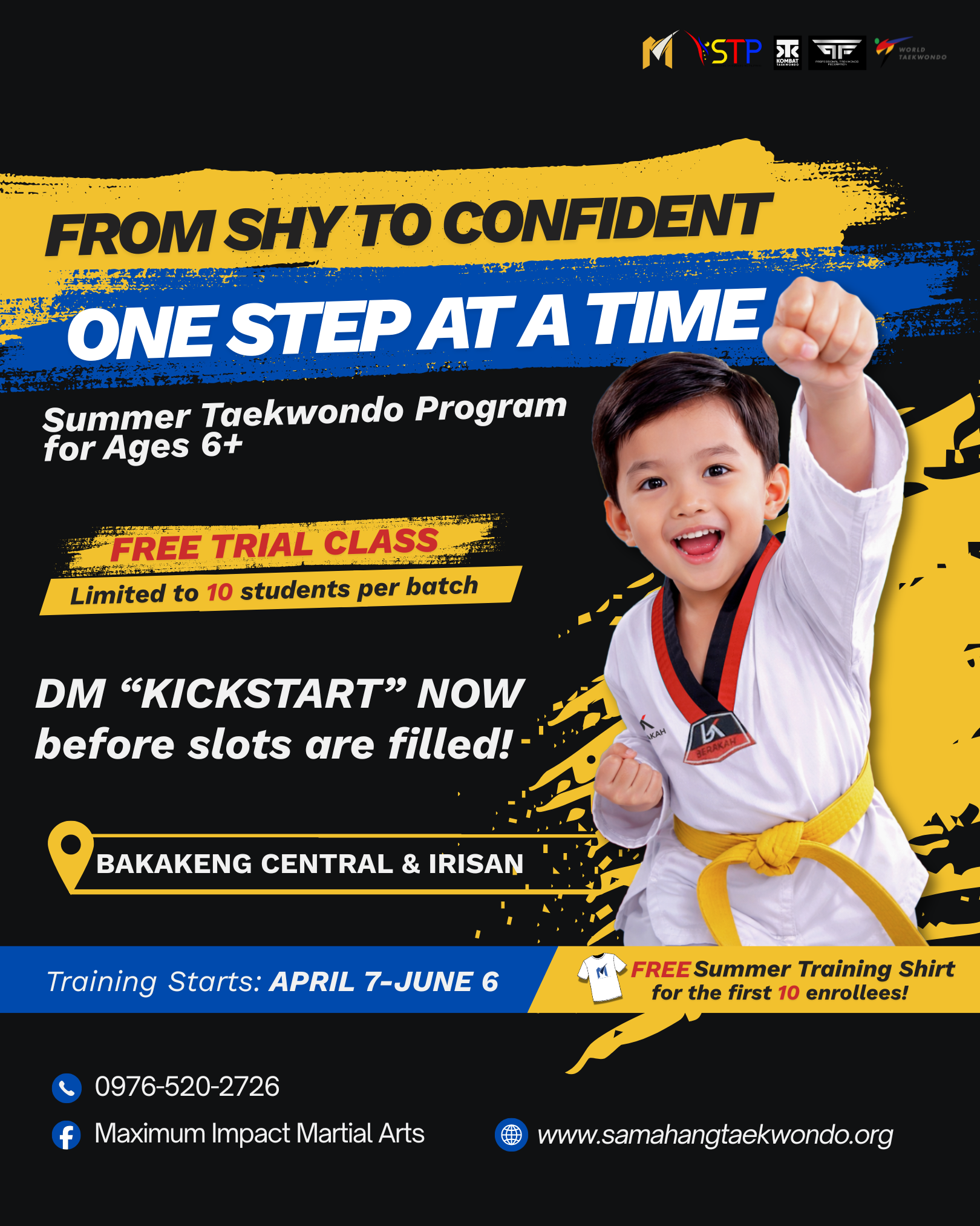 Maximum Impact Martial Arts Facebook ad from Mar 25, 2026