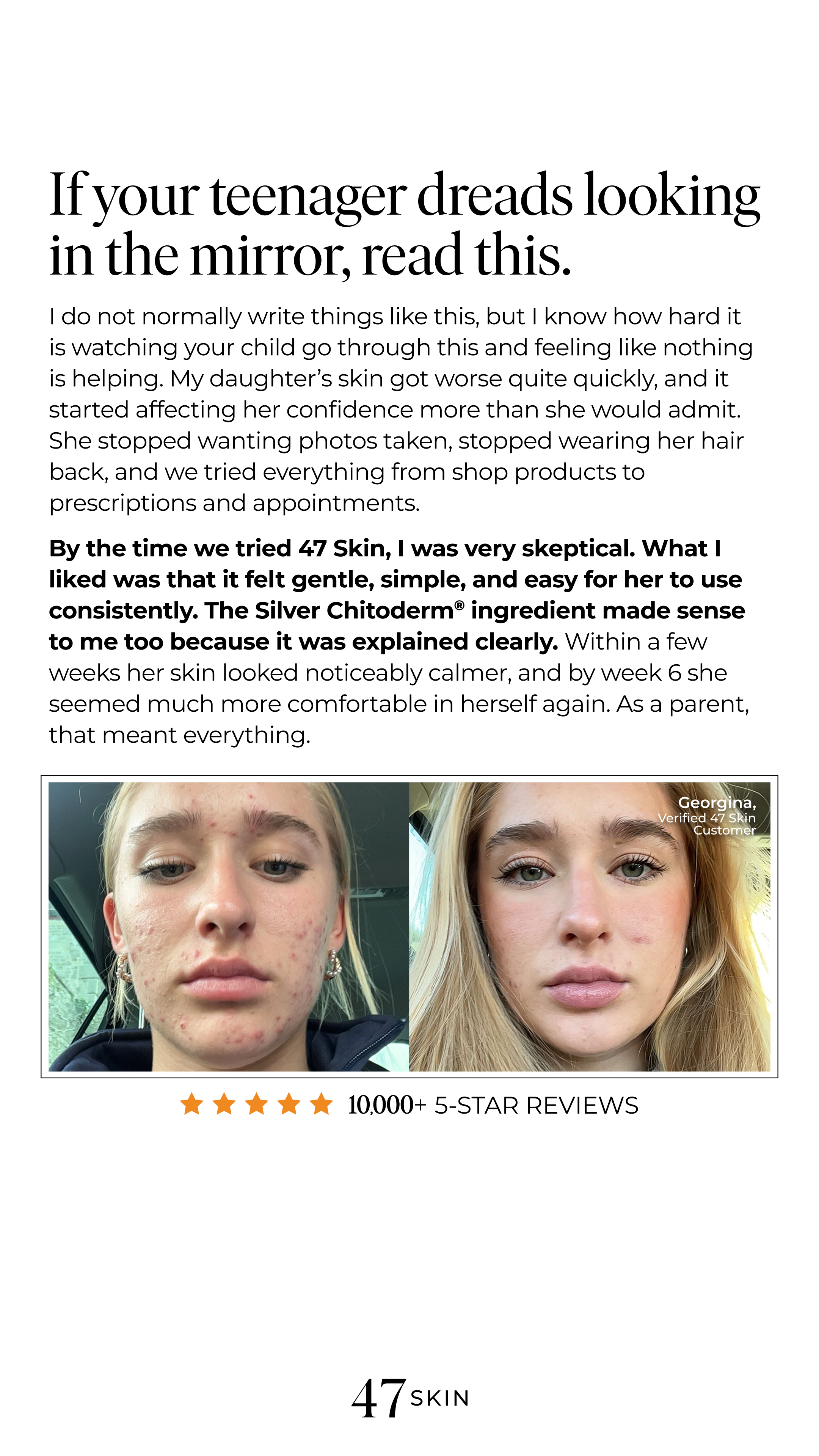 47Skin Facebook ad