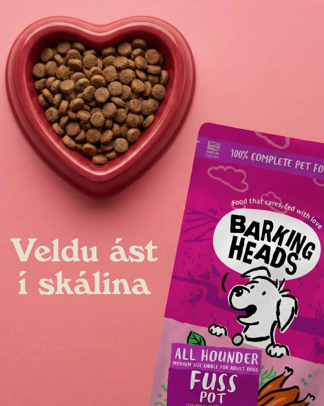 Dýrabær Facebook ad from Feb 16, 2026