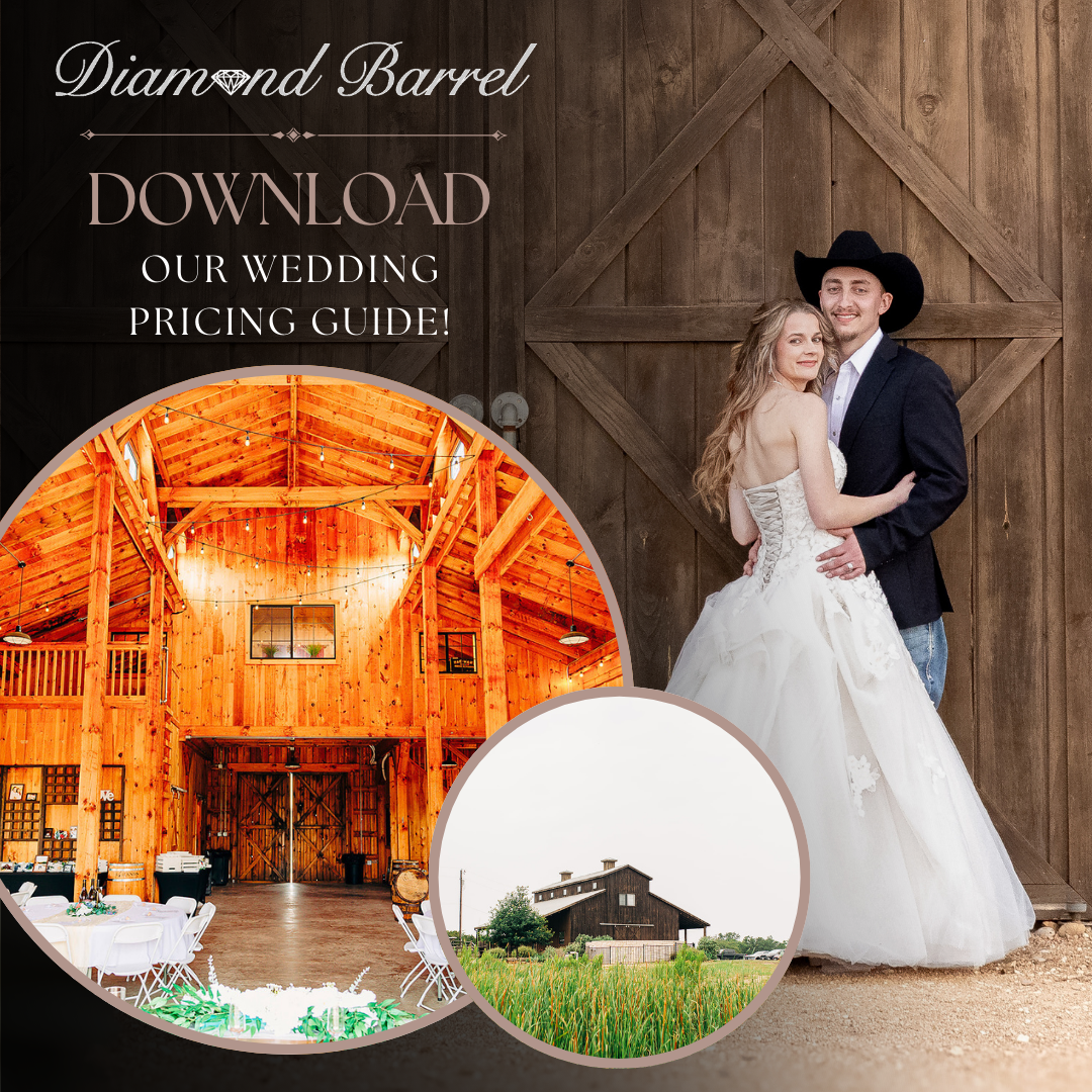 Diamond Barrel Wedding/Event Venue Facebook ad: A Place Where Love Takes Root