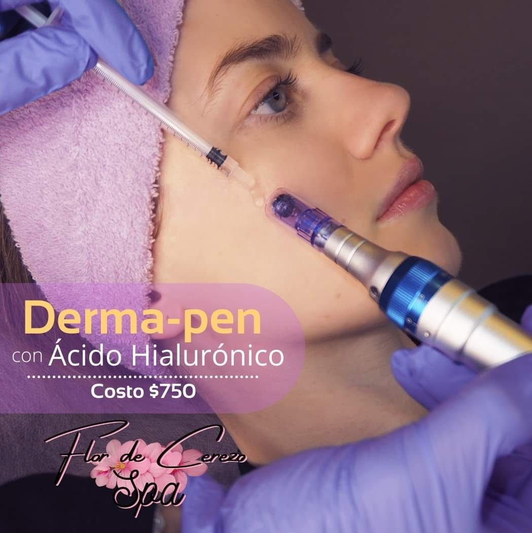 Spa Flor de cerezo Facebook ad: Facial Antienvejecimiento