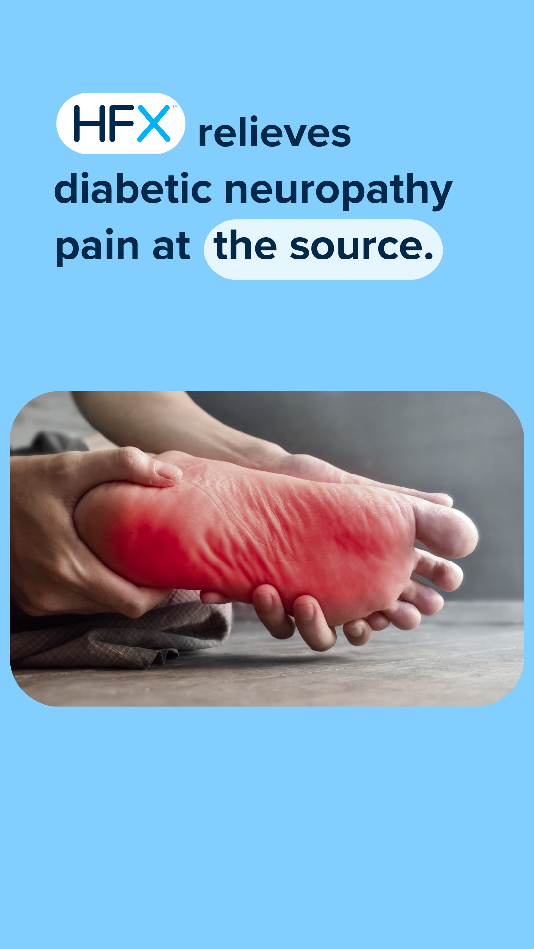 HFX Diabetic Neuropathy Pain Relief Facebook ad