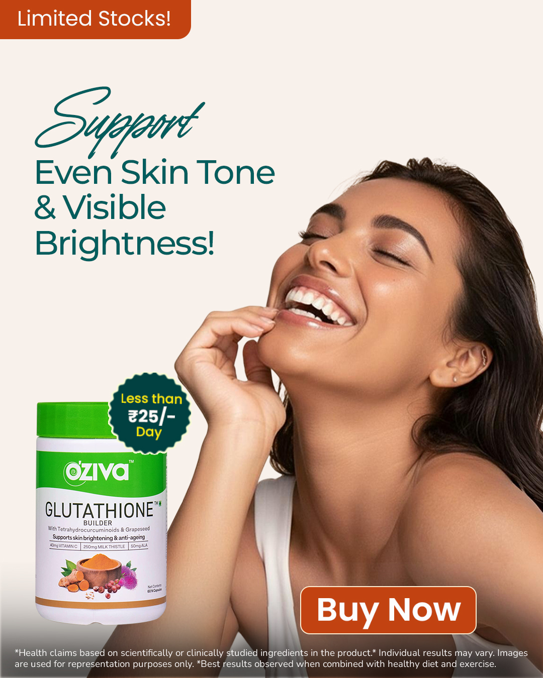 OZiva Facebook ad