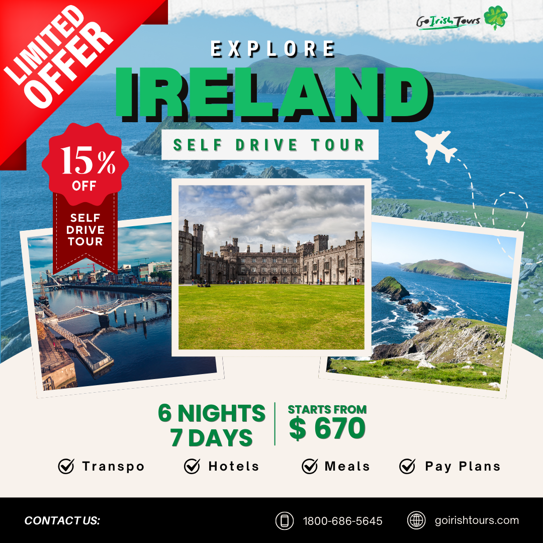 Go Irish Tours Facebook ad