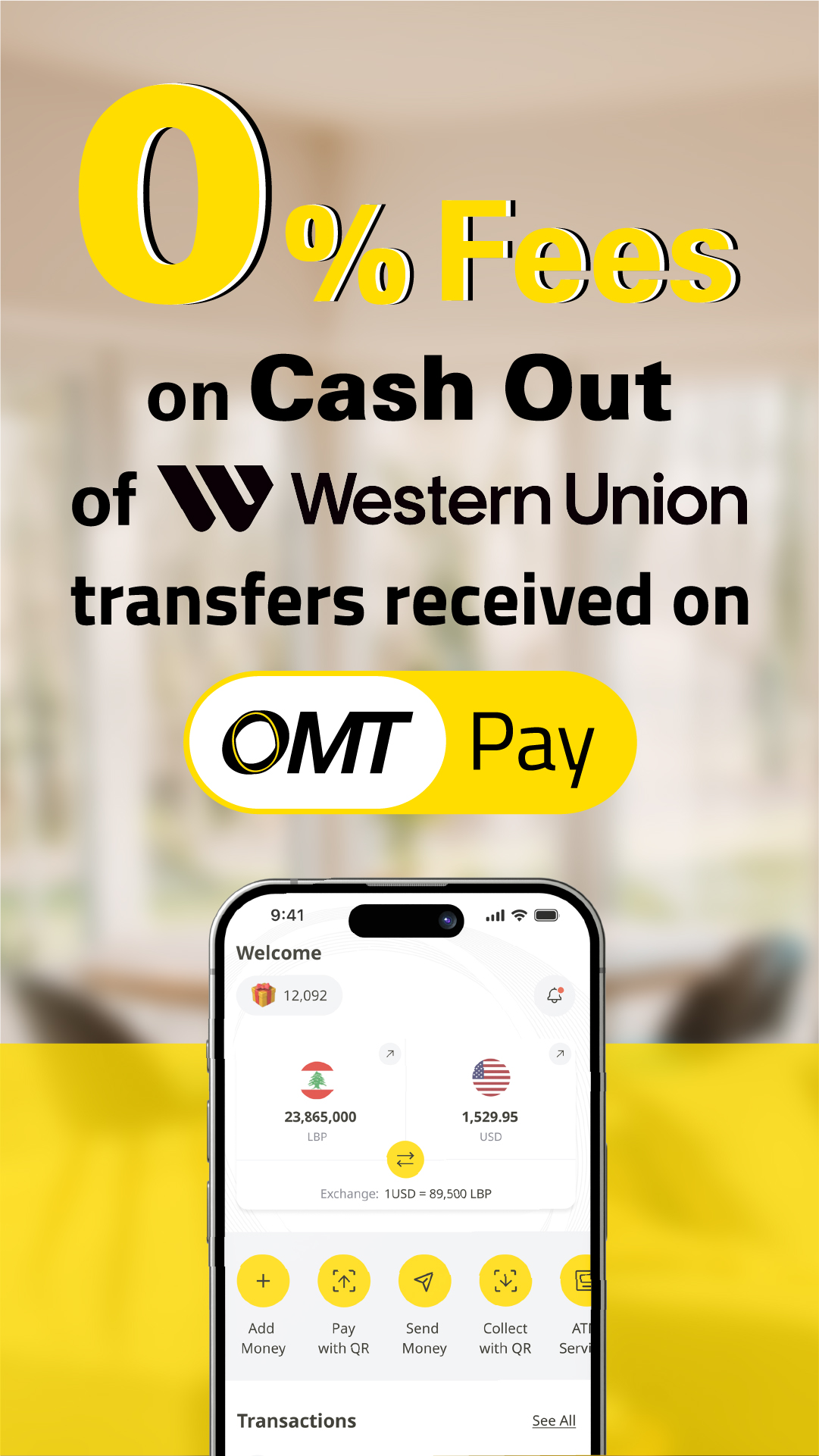 Western Union Facebook ad