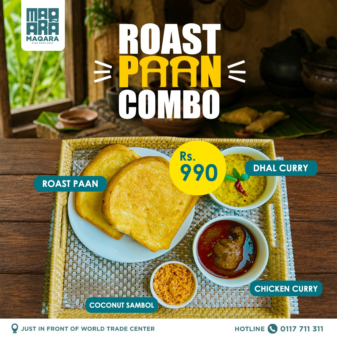 Maqara Facebook ad: When golden Roast Paan meets rich, slow-cooked Chicken…