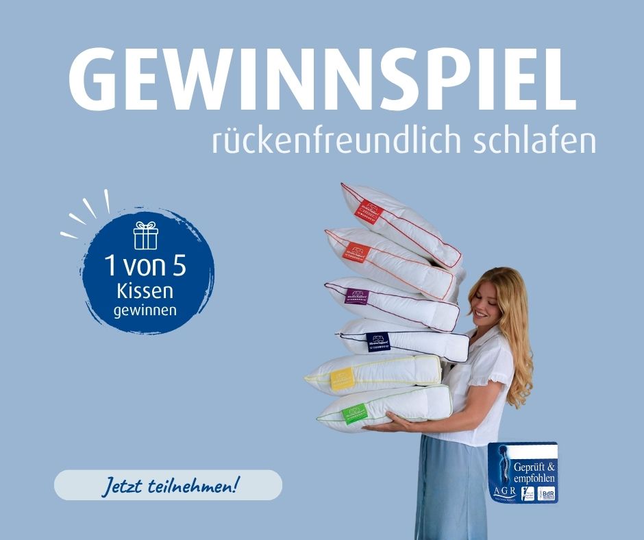 Aktion Gesunder Rücken (AGR) e.V. Facebook ad: Wachst du manchmal mit verspanntem Nacken oder…