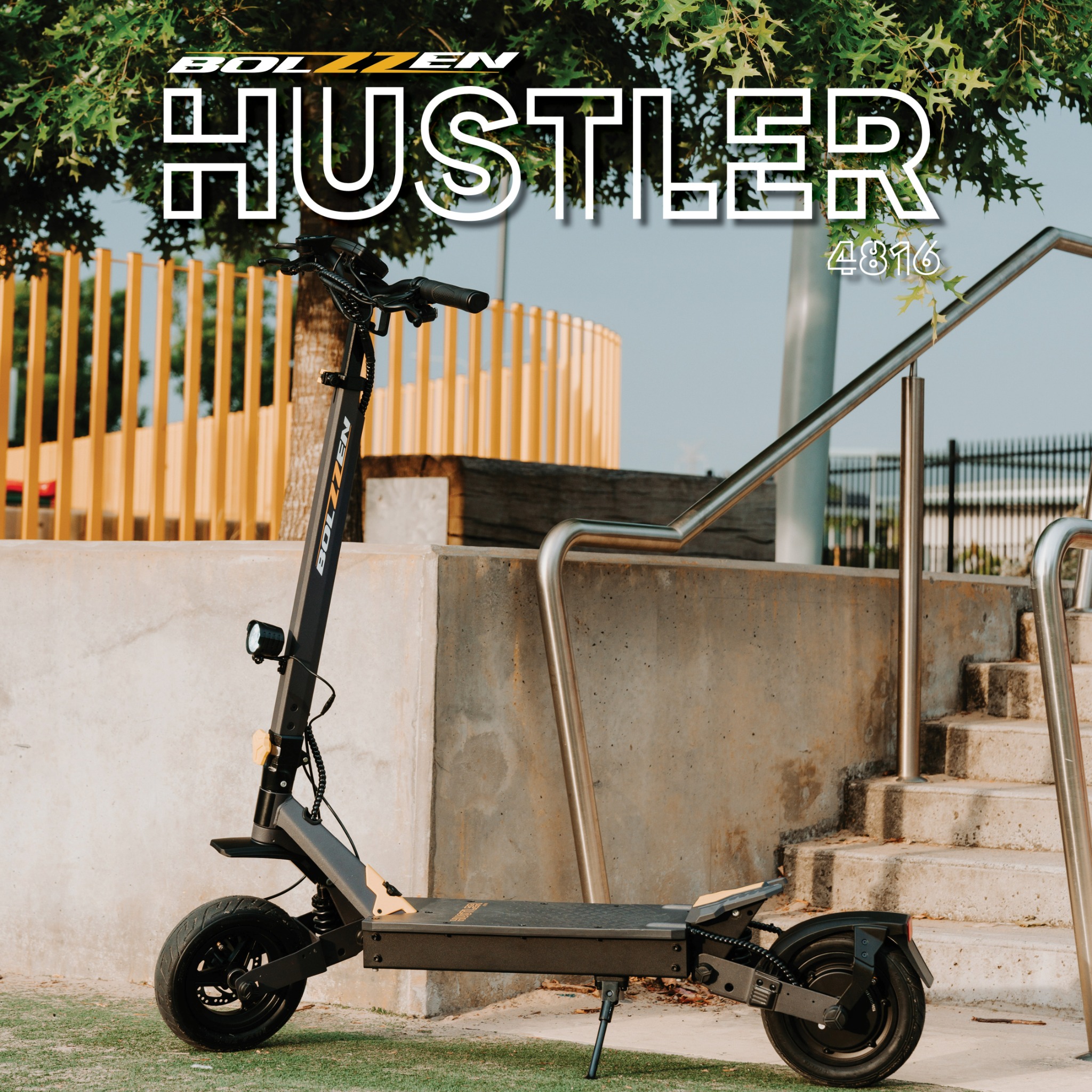 Bolzzen Facebook ad: Best value single motor E-Scooter - Bolzzen Hustler…