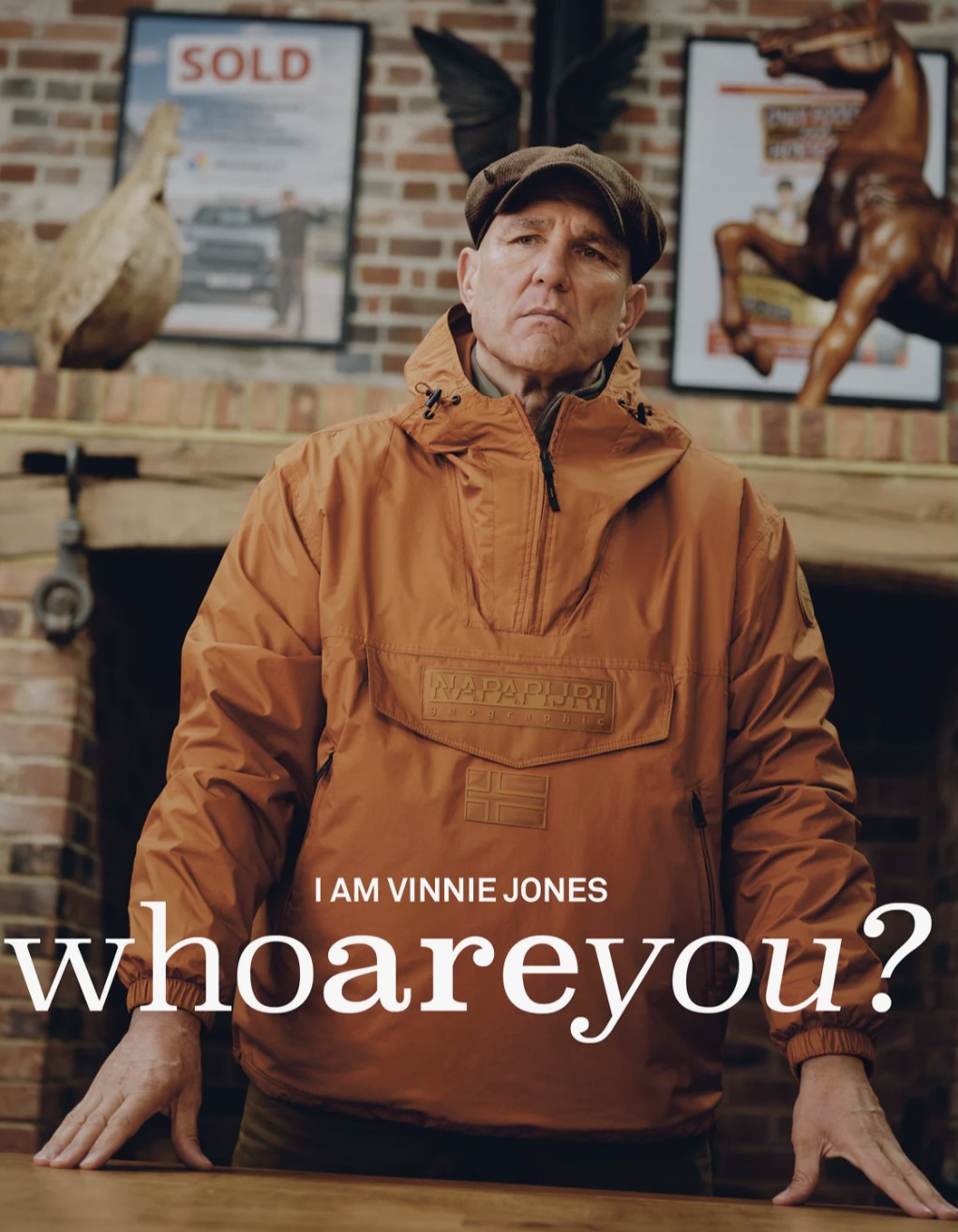 157 Casual 80's Facebook ad: Vinnie Jones x Napapijri