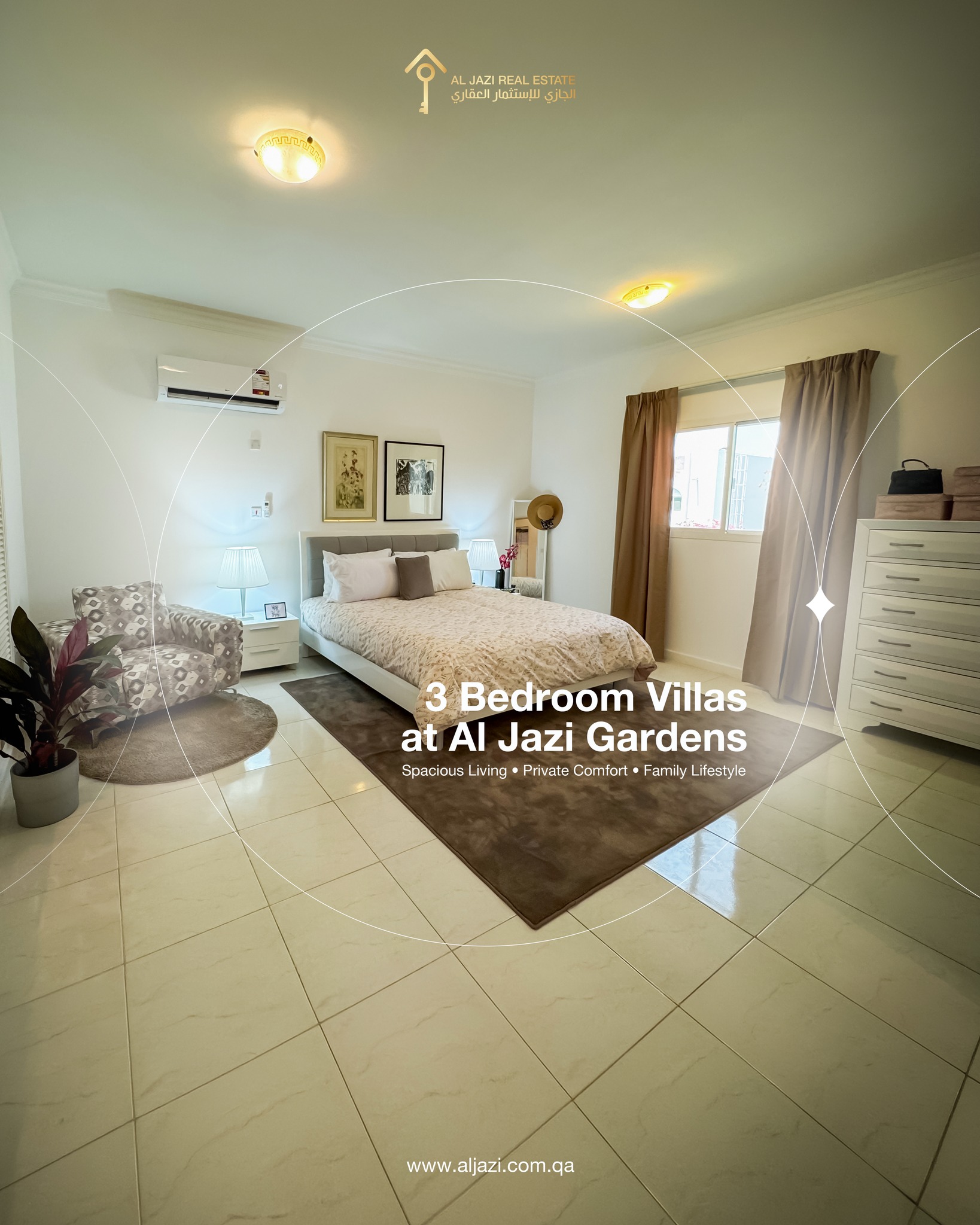 Al Jazi Real Estate Facebook ad: Looking for the perfect family home?