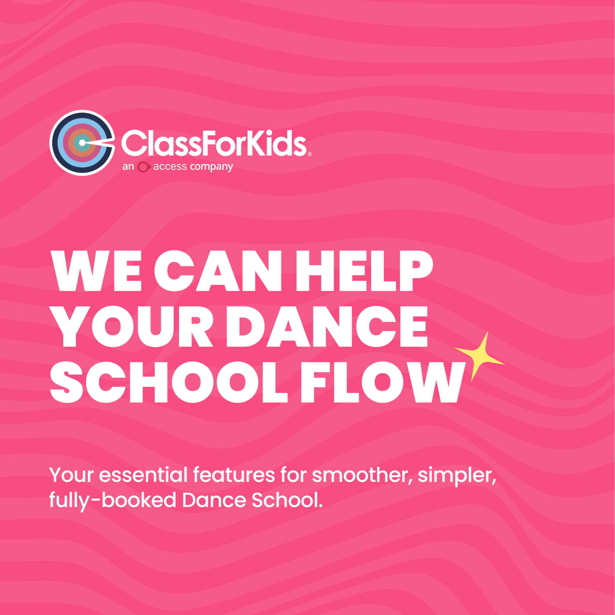 ClassForKids Facebook ad: Admin slowing you down between classes and rehearsals?