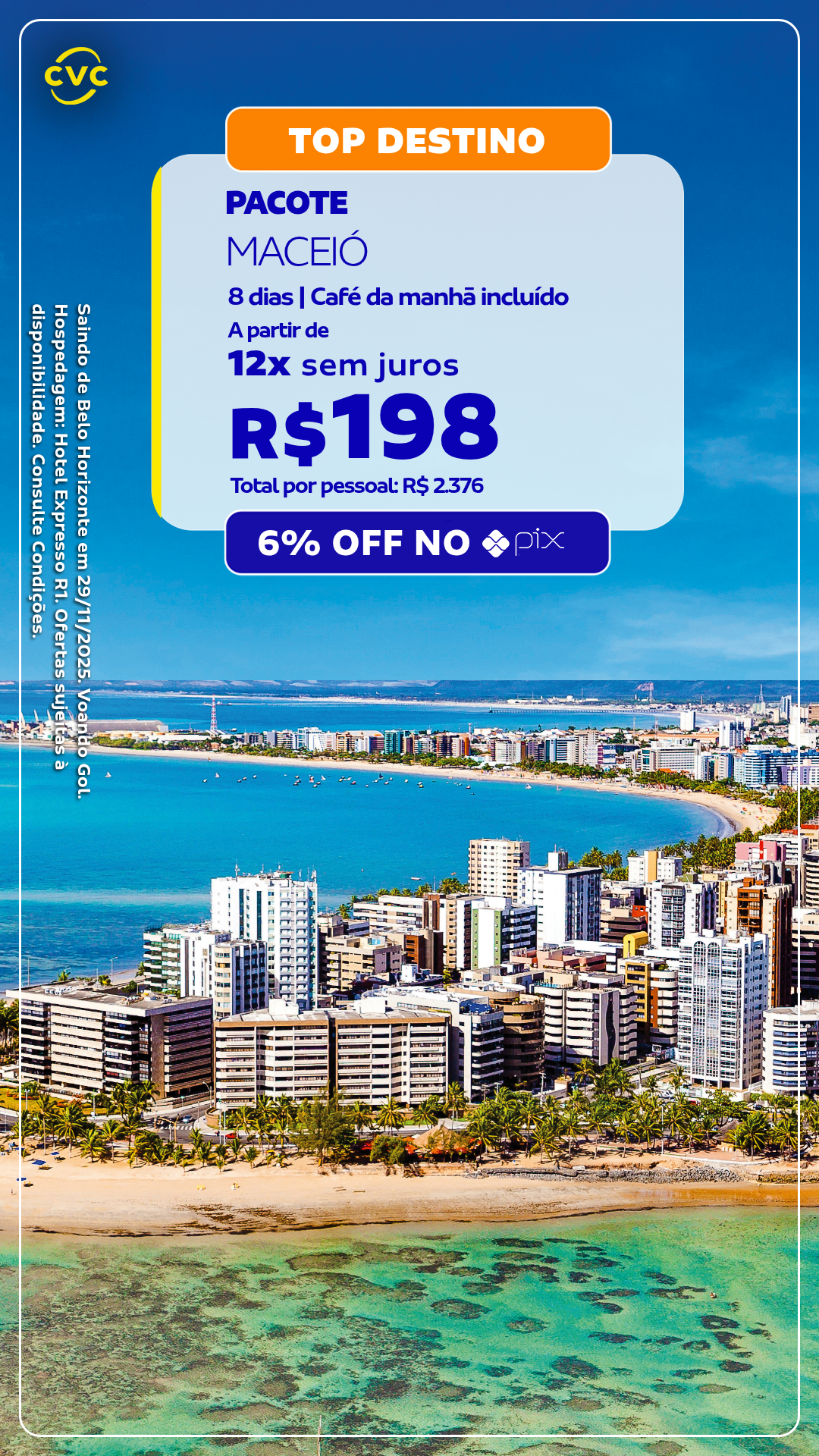 CVC Viagens Facebook ad