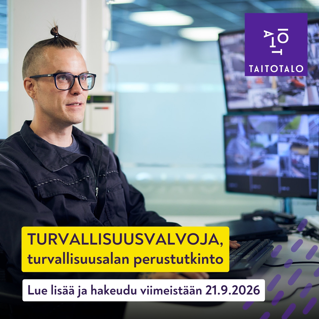Taitotalo Facebook ad: Haluatko ammatin, jolla on kysyntää?