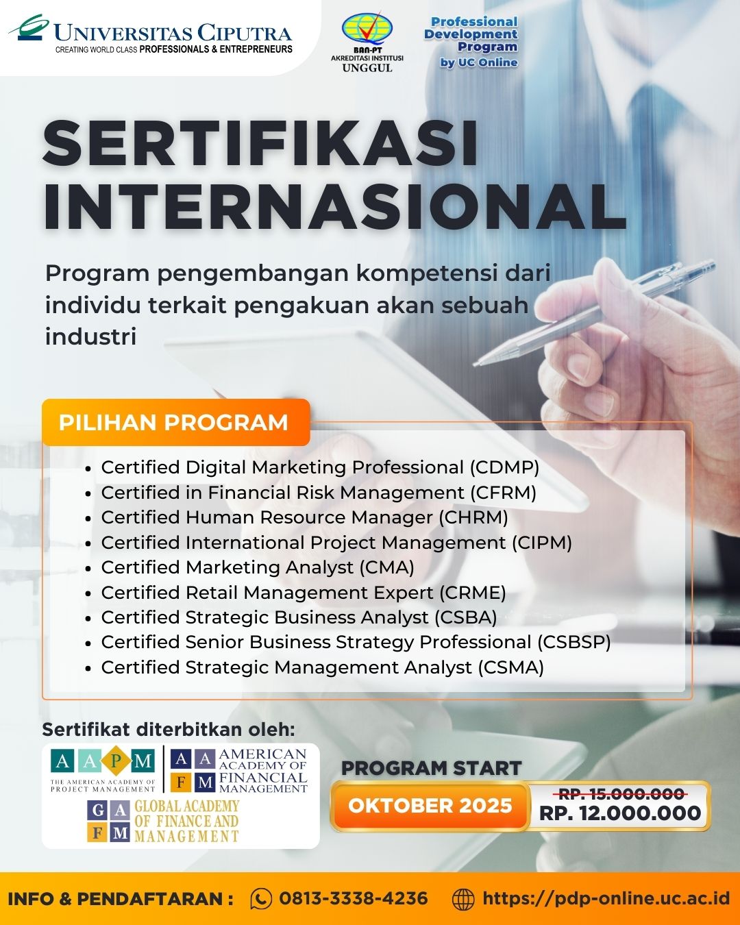 UC Online Learning Facebook ad