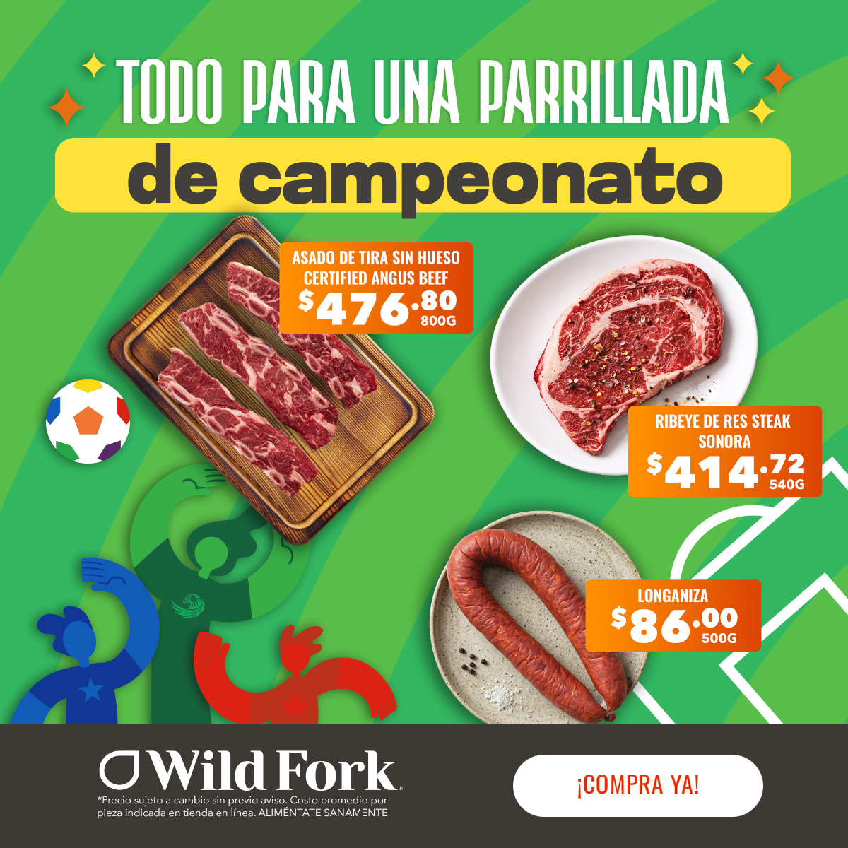 WildFork.mx Facebook ad
