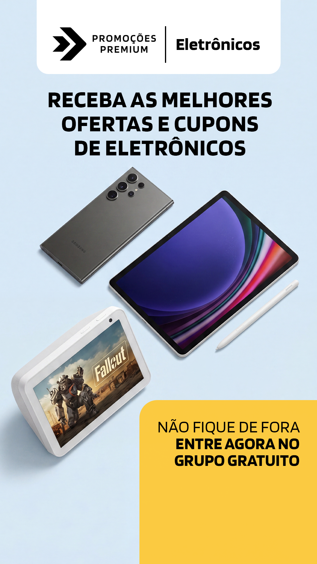 Promoções Premium Facebook ad
