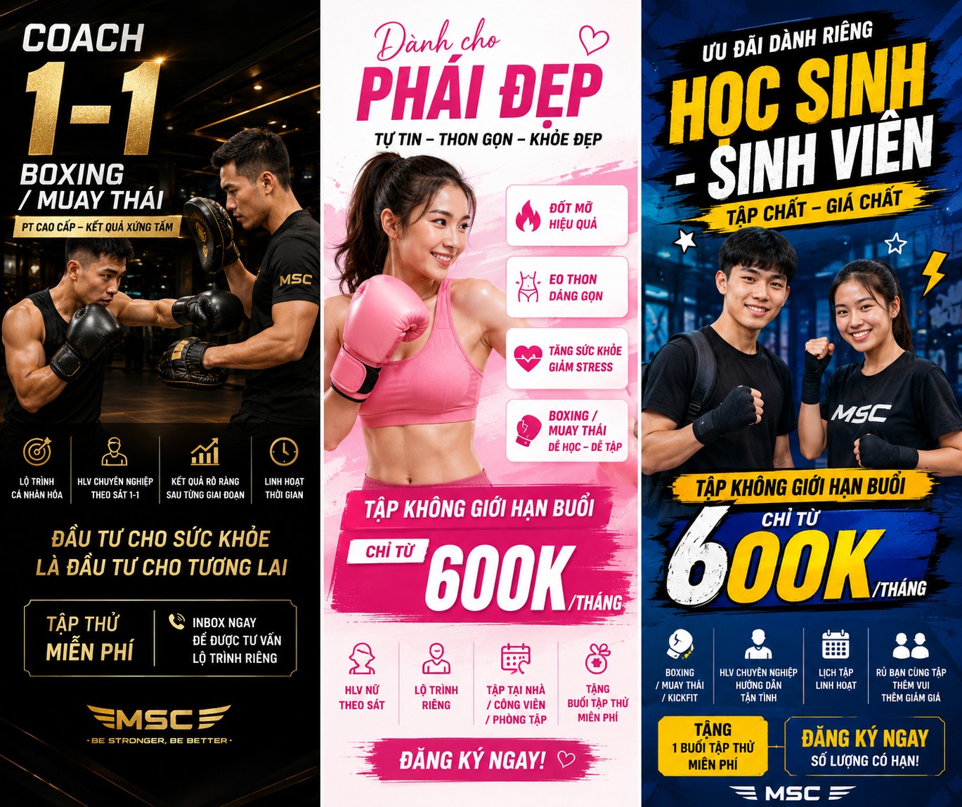 MSC - Boxing, Muay Thái Gò Vấp Facebook ad: MSC, ƯU ĐÃI HÈ 2026