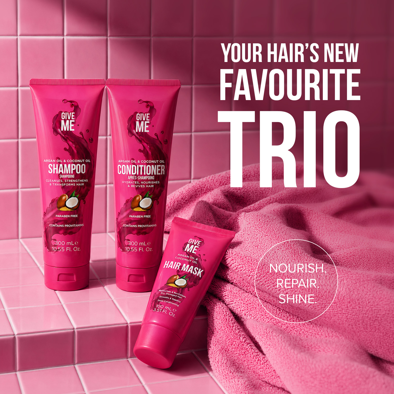 Give Me Cosmetics Facebook ad: Worth £71. Now Under £30