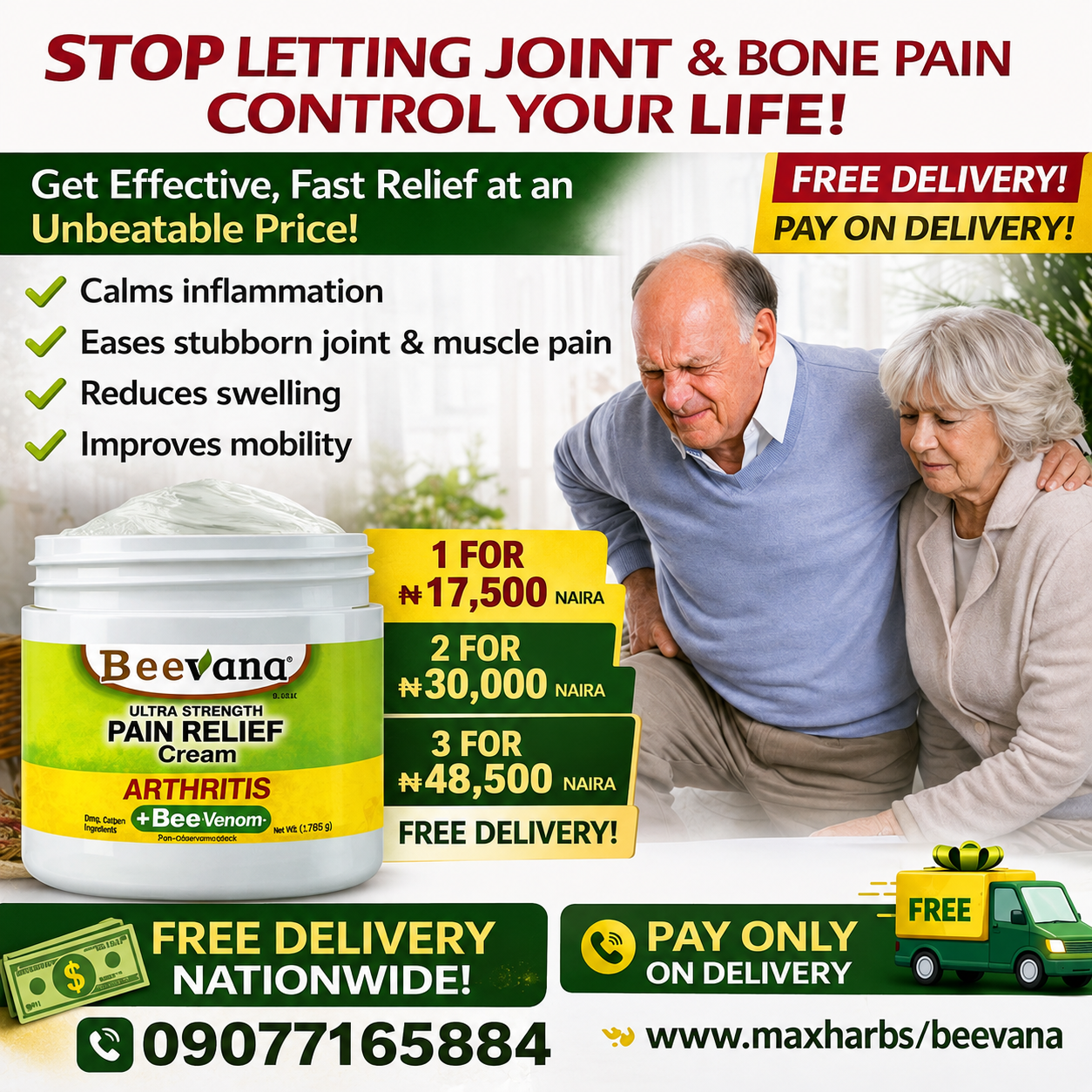 GoodHealth Facebook ad: FREE DELIVERY/PAYMENT ON DELIVERY