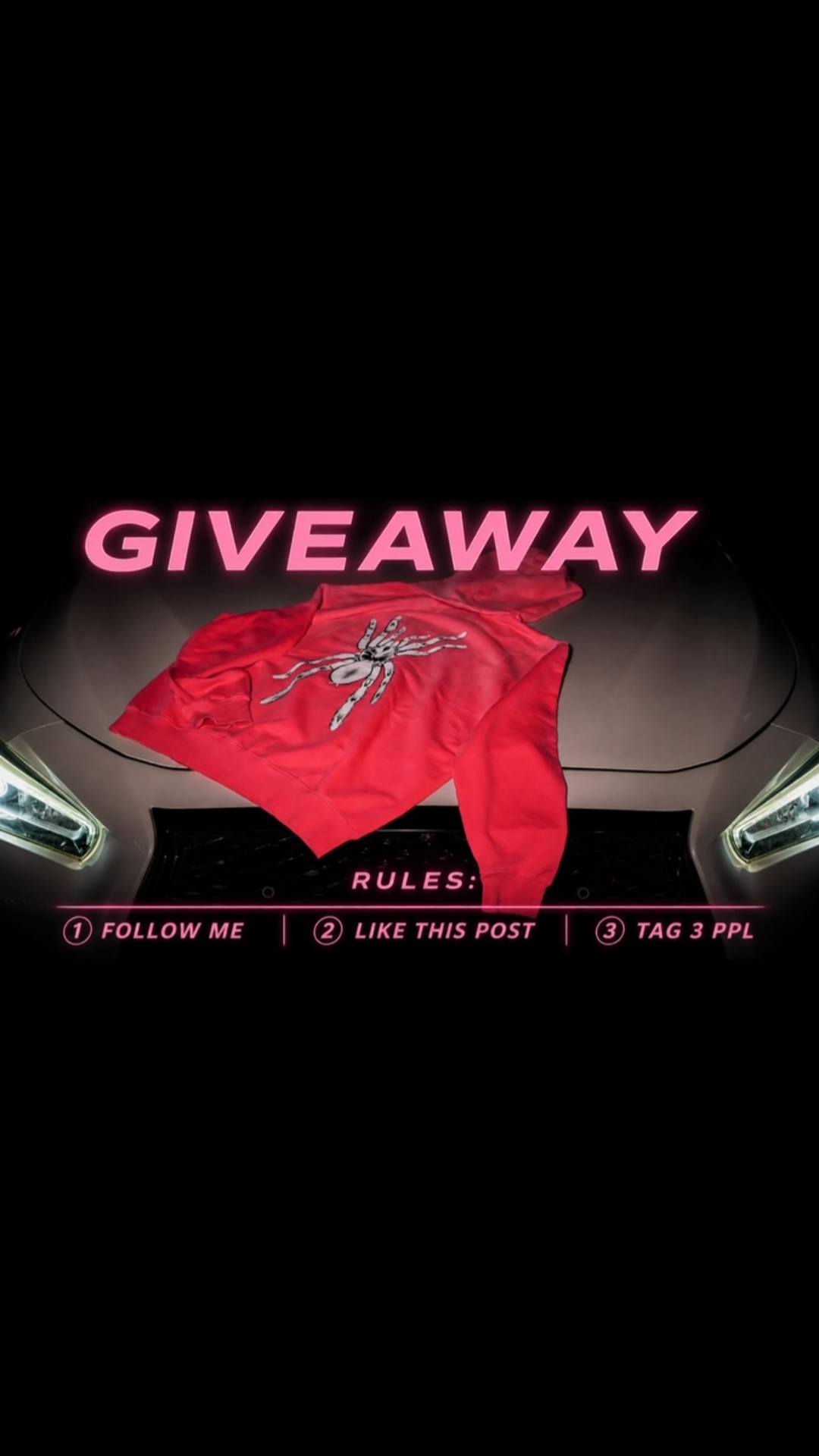 wgm.cc Facebook ad: PINK HOODIE GIVEAWAY