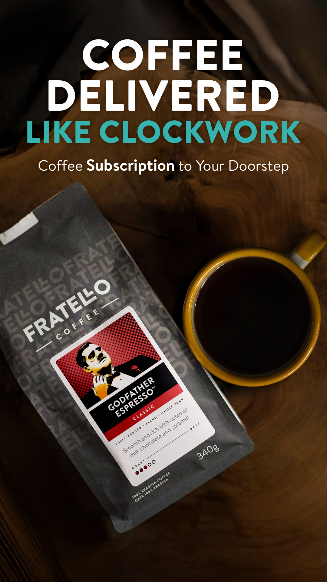 Fratello Coffee Roasters Facebook ad