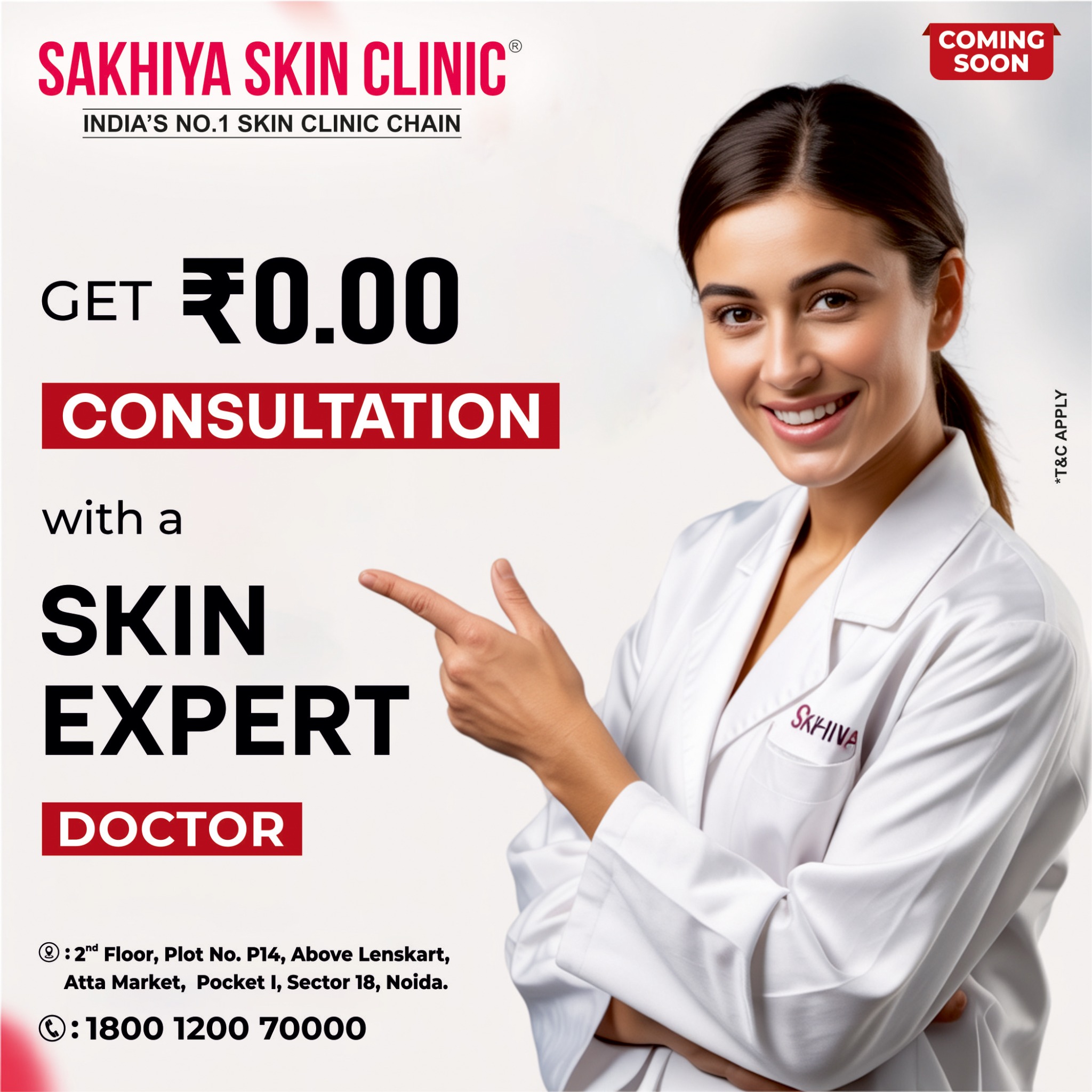Sakhiya Skin Clinic Facebook ad