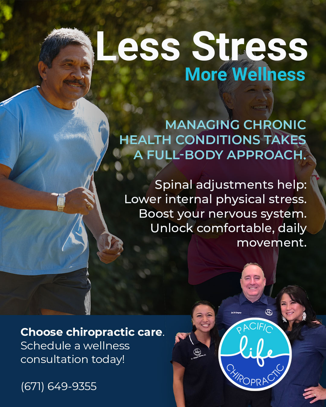 Pacific Life Chiropractic Guam Facebook ad