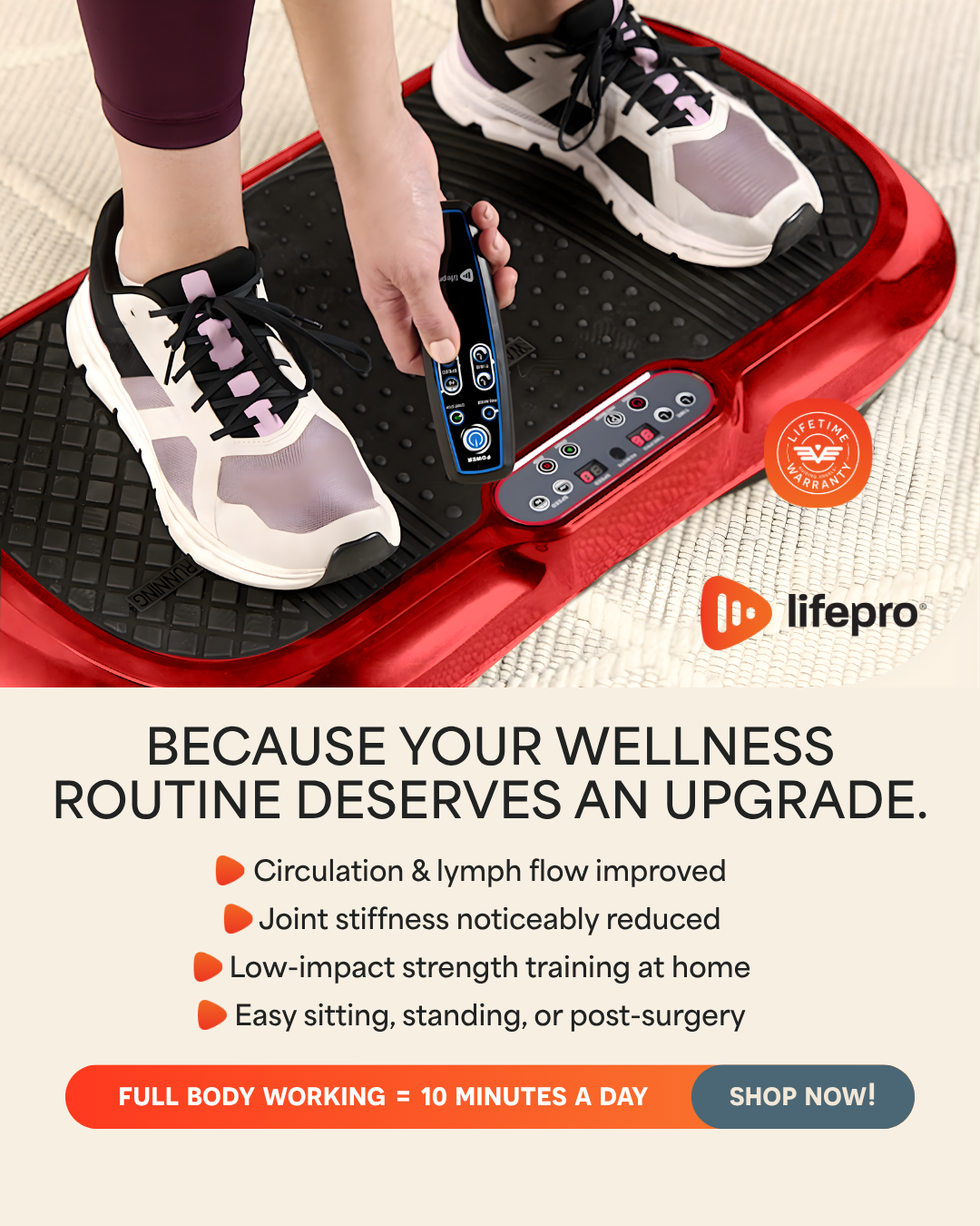 Lifepro Facebook ad
