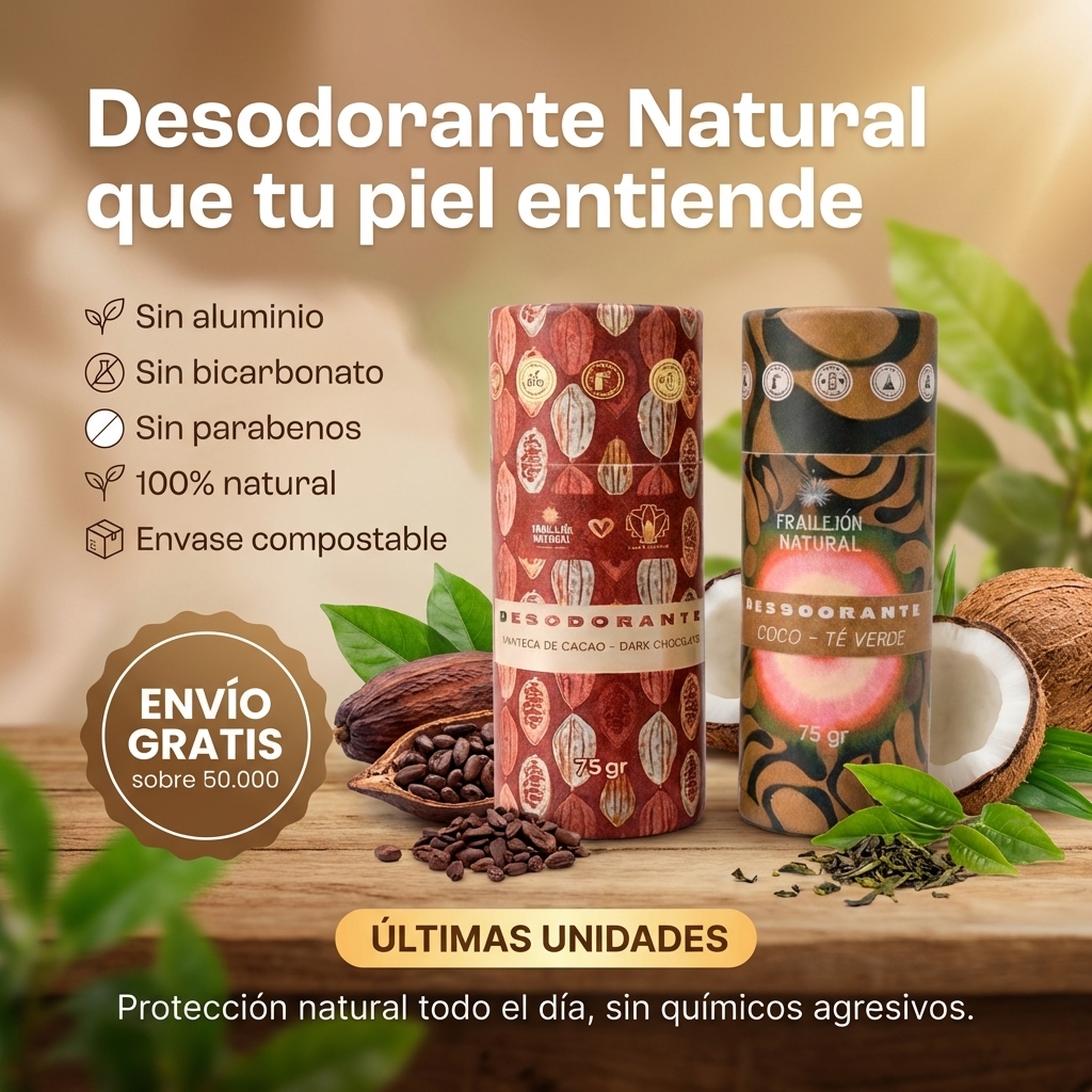 Frailejón Cosmética Natural Facebook ad: ENVÍO GRATIS en compras mayores a $50.000