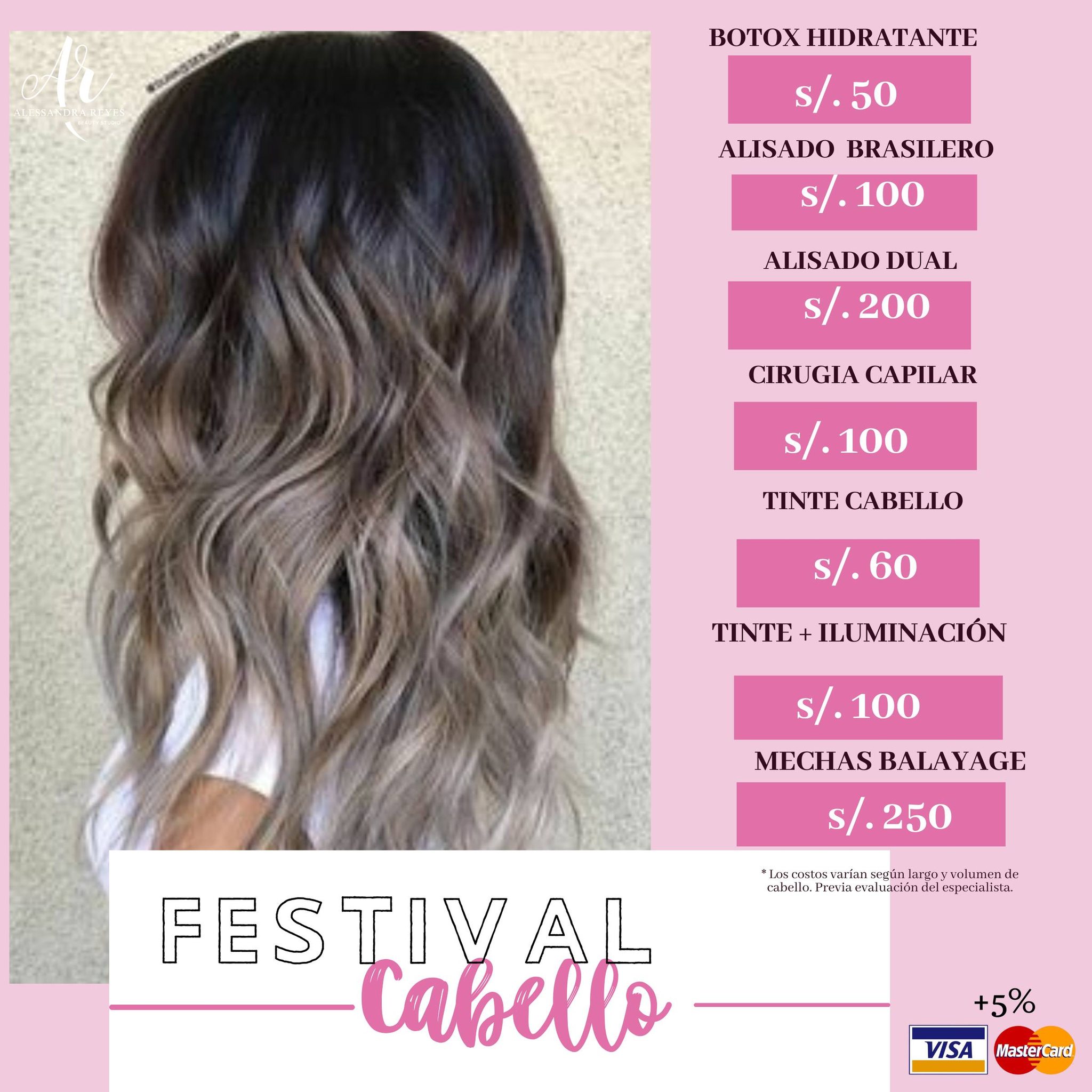 Alessandra Reyes Beauty studio Facebook ad: Expresa tu amor a mamá como se merece