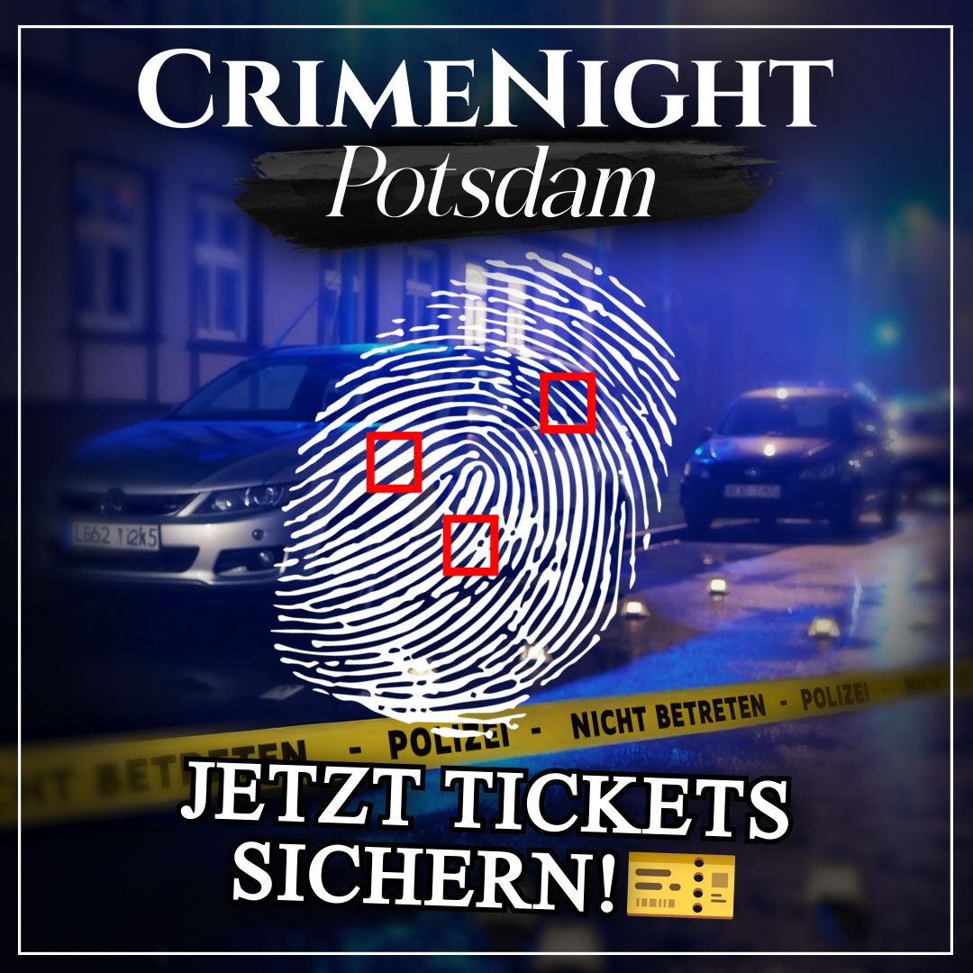 CrimeNight Events Facebook ad: True Crime Night in Potsdam