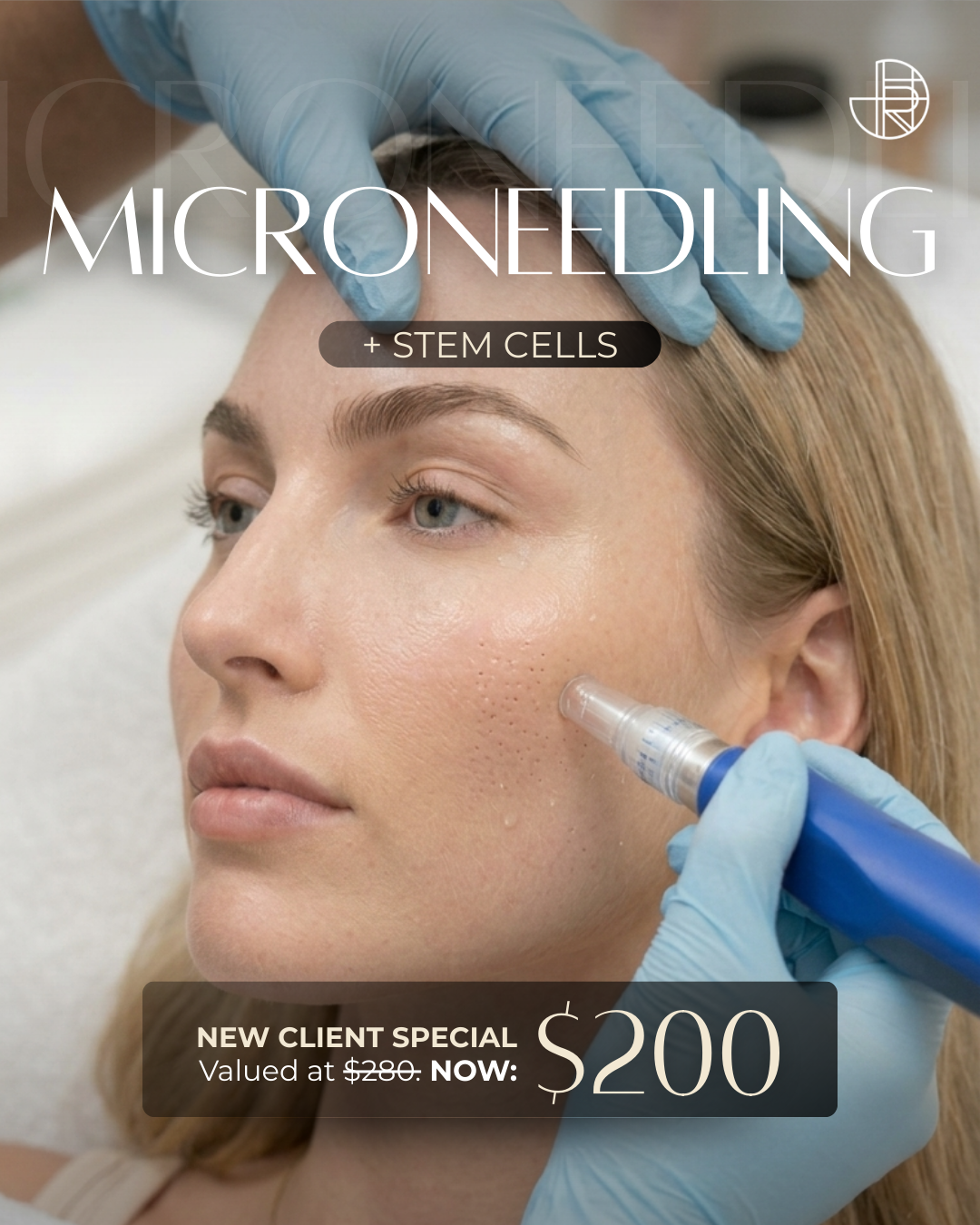 Redefine Studios Las Vegas Facebook ad: Tighten and Smooth Your Face