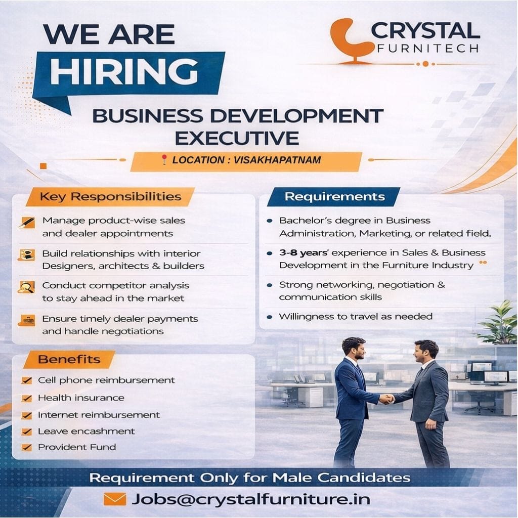 Crystal Furnitech Facebook ad from Mar 16, 2026